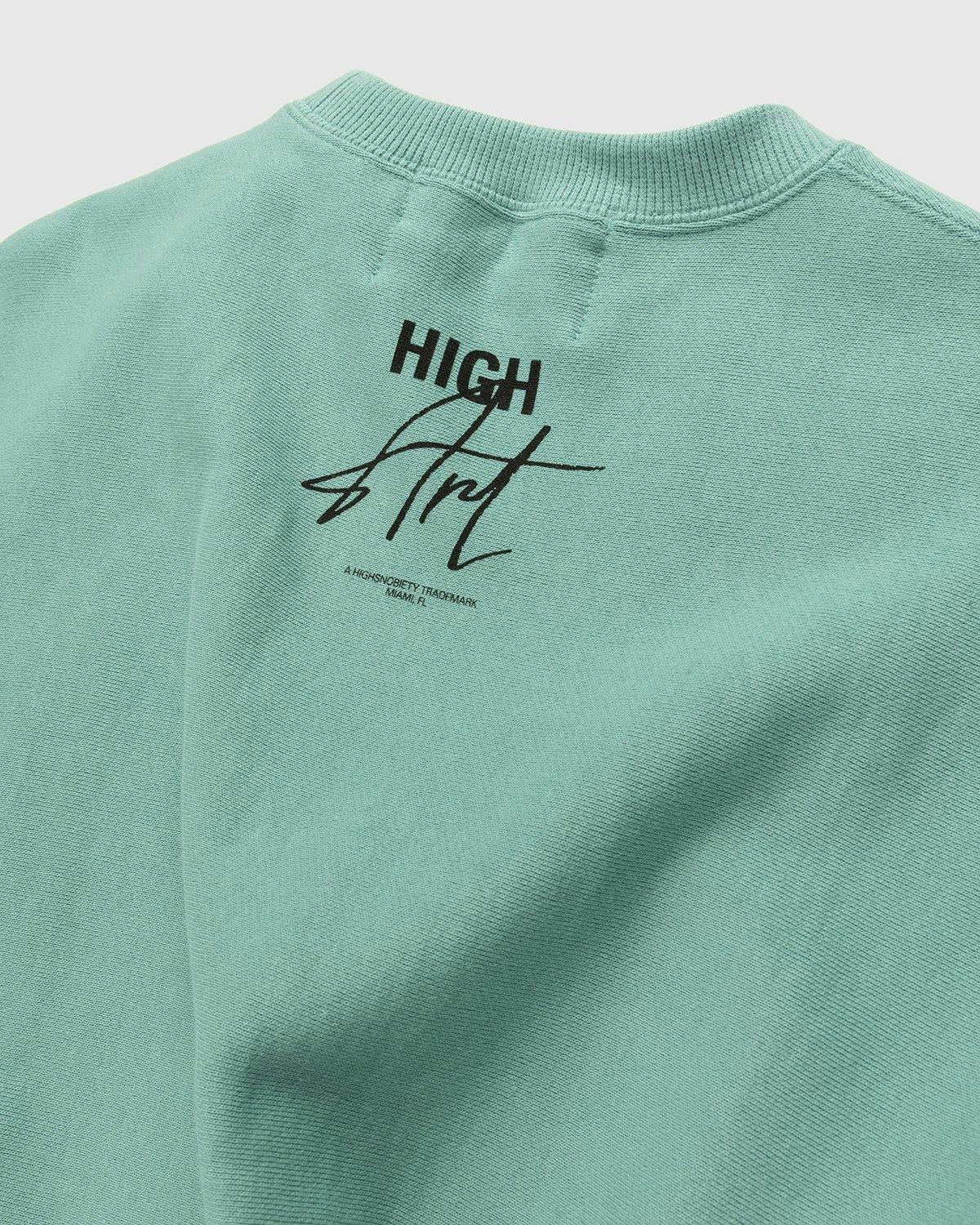 Nanzuka x Roby x Highsnobiety - Crewneck Turquoise - Clothing - Green - Image 4