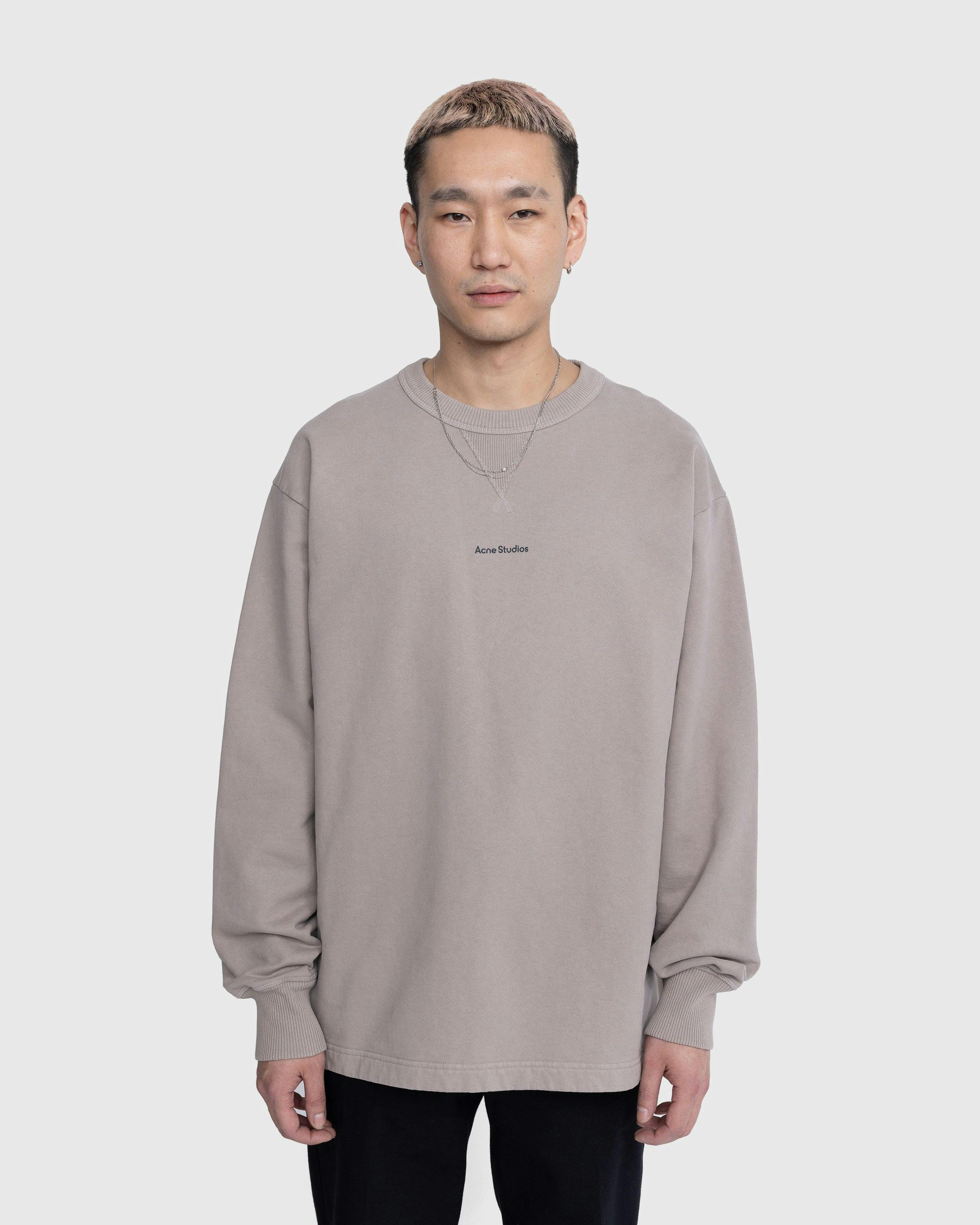 Acne Studios - Stamp Logo Sweater Beige - Clothing - Beige - Image 2