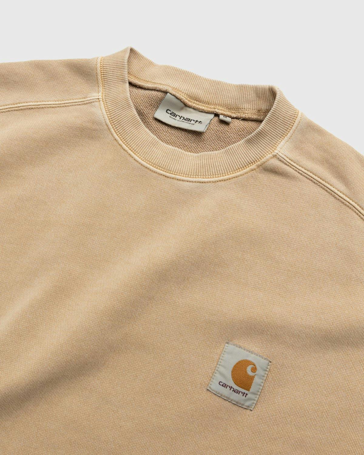 Carhartt WIP - Nelson Sweat Dusty Hamilton Brown - Clothing - Brown - Image 3