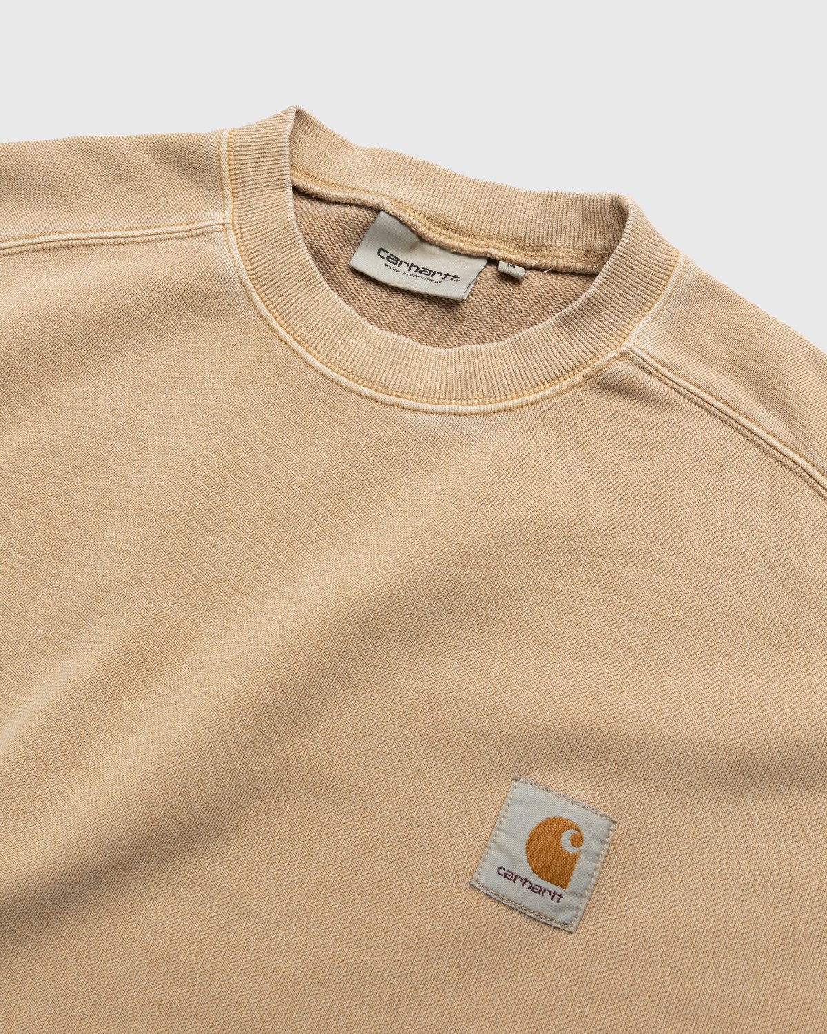 Carhartt WIP - Nelson Sweat Dusty Hamilton Brown - Clothing - Brown - Image 3