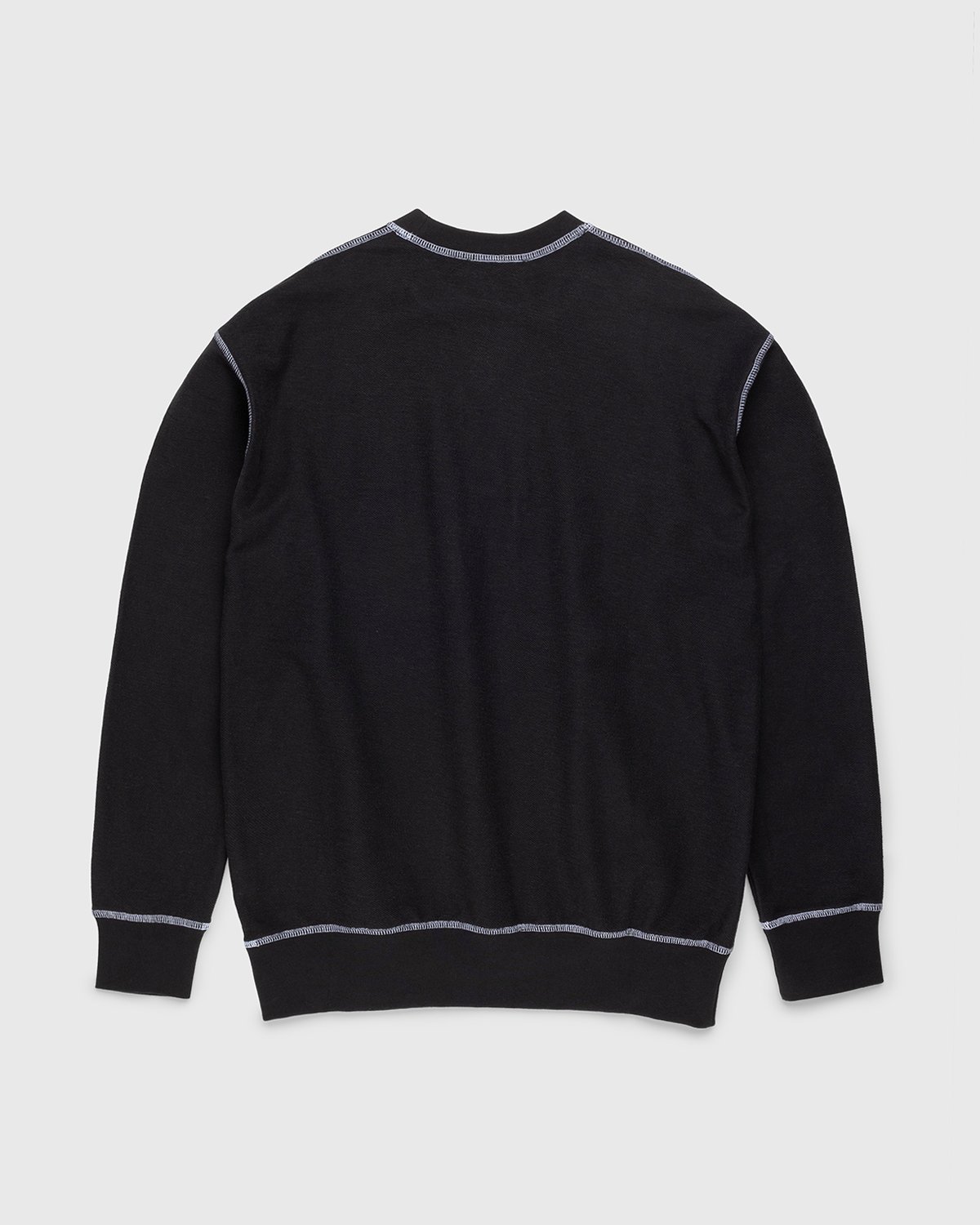 J.W. Anderson - Inside Out Contrast Sweatshirt Black - Clothing - Black - Image 2
