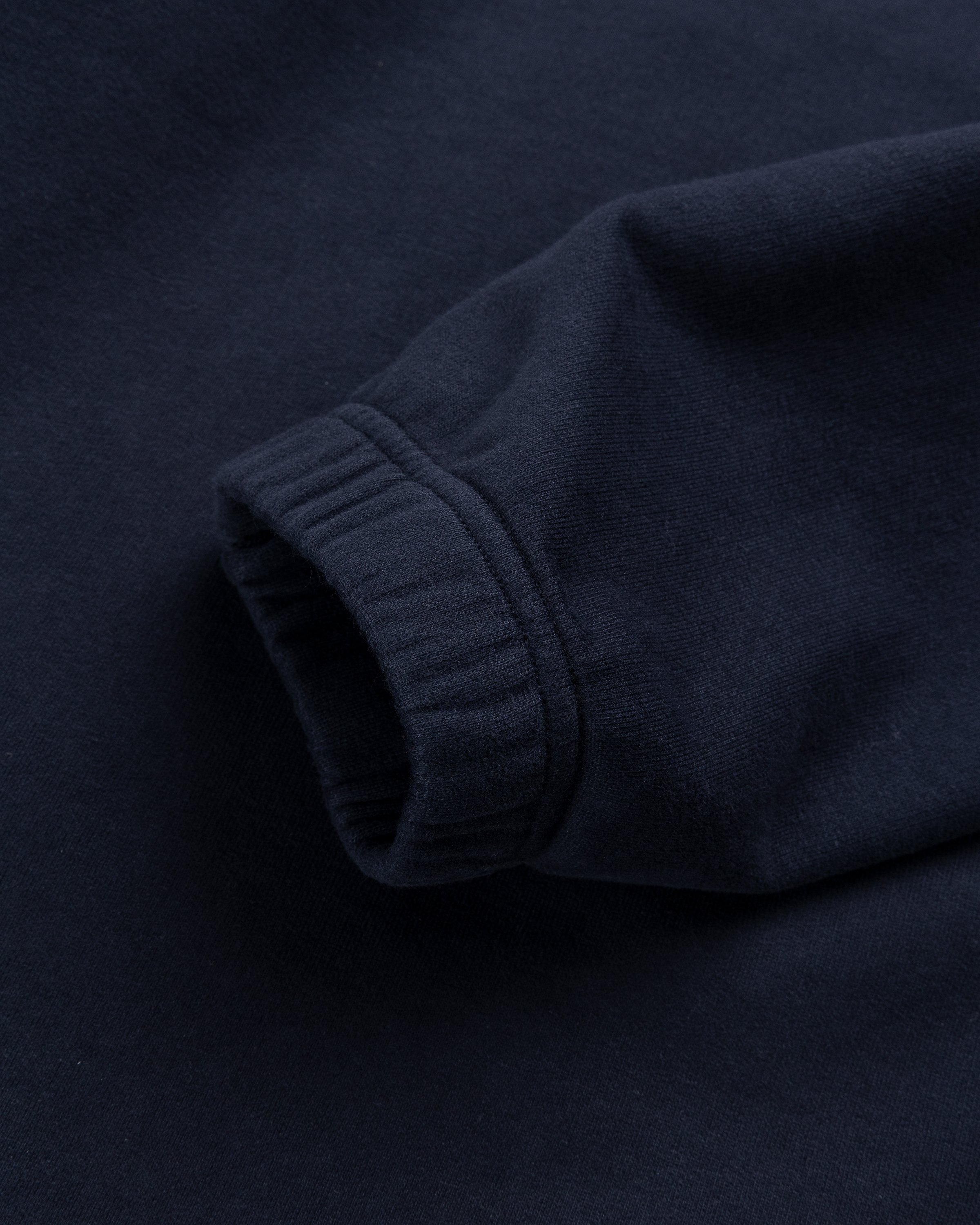 Stone Island - Garment-Dyed Fleece Crewneck Sweatshirt Navy Blue - Clothing - Blue - Image 5