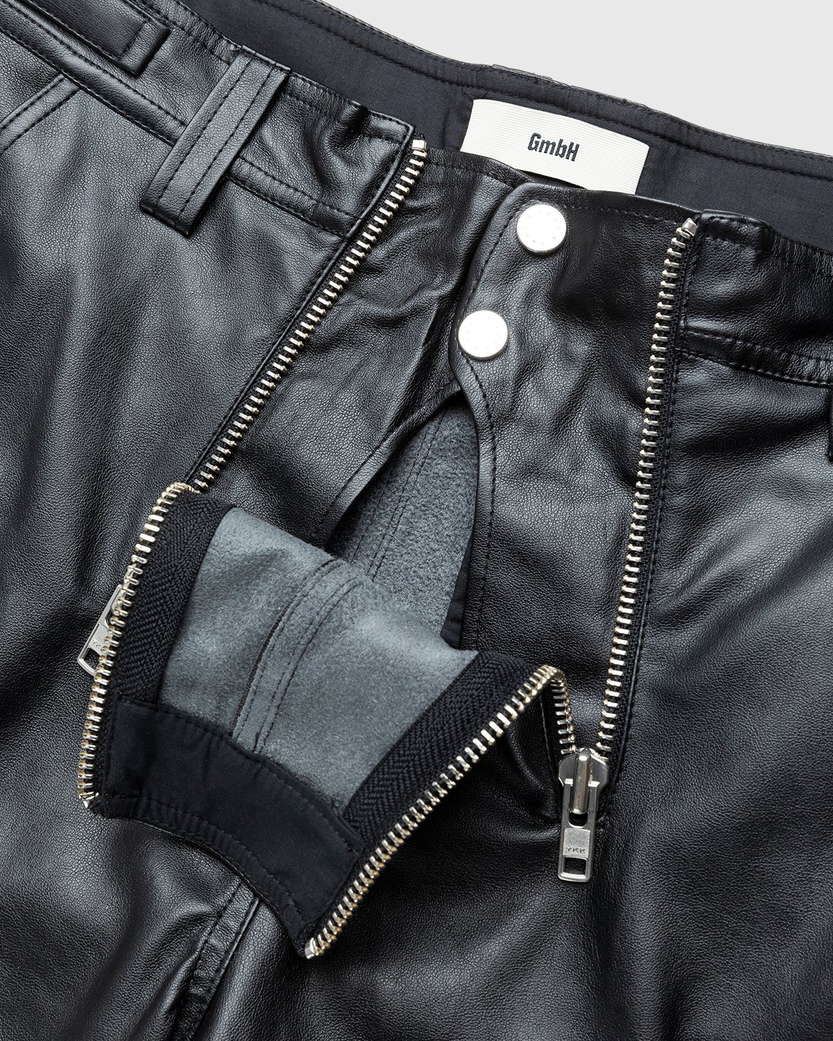 GmbH - Bekir Cargo Trousers With Double Zips Black - Clothing - Black - Image 6
