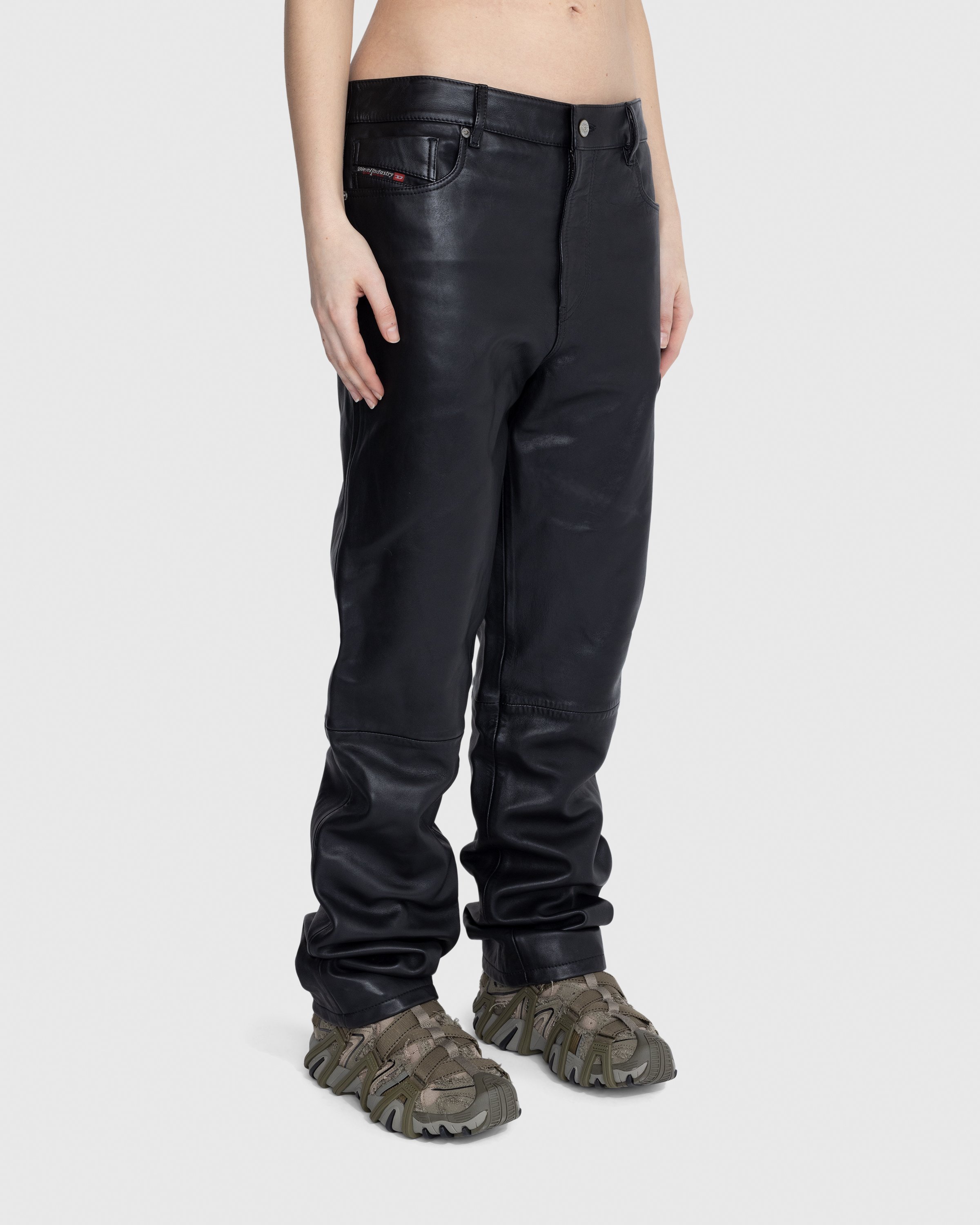 Diesel - P-Metal Trousers Black - Clothing - Black - Image 4