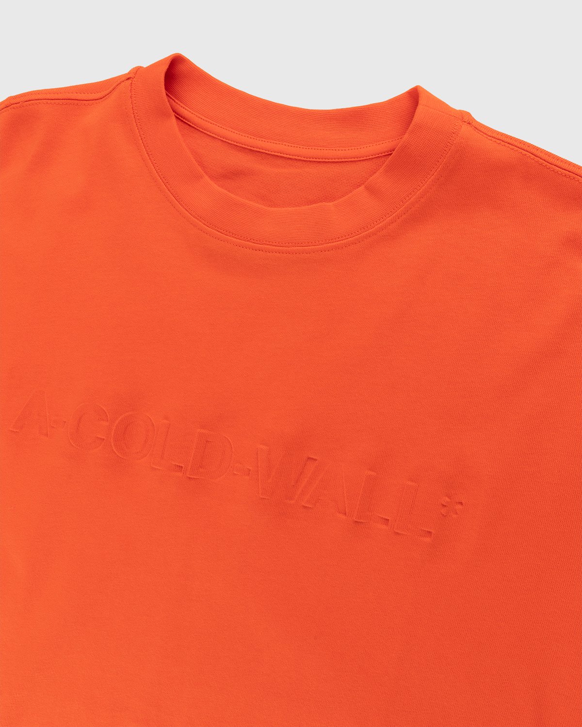 A-Cold-Wall* - Gradient Logo T-Shirt Rich Orange - Clothing - Orange - Image 4