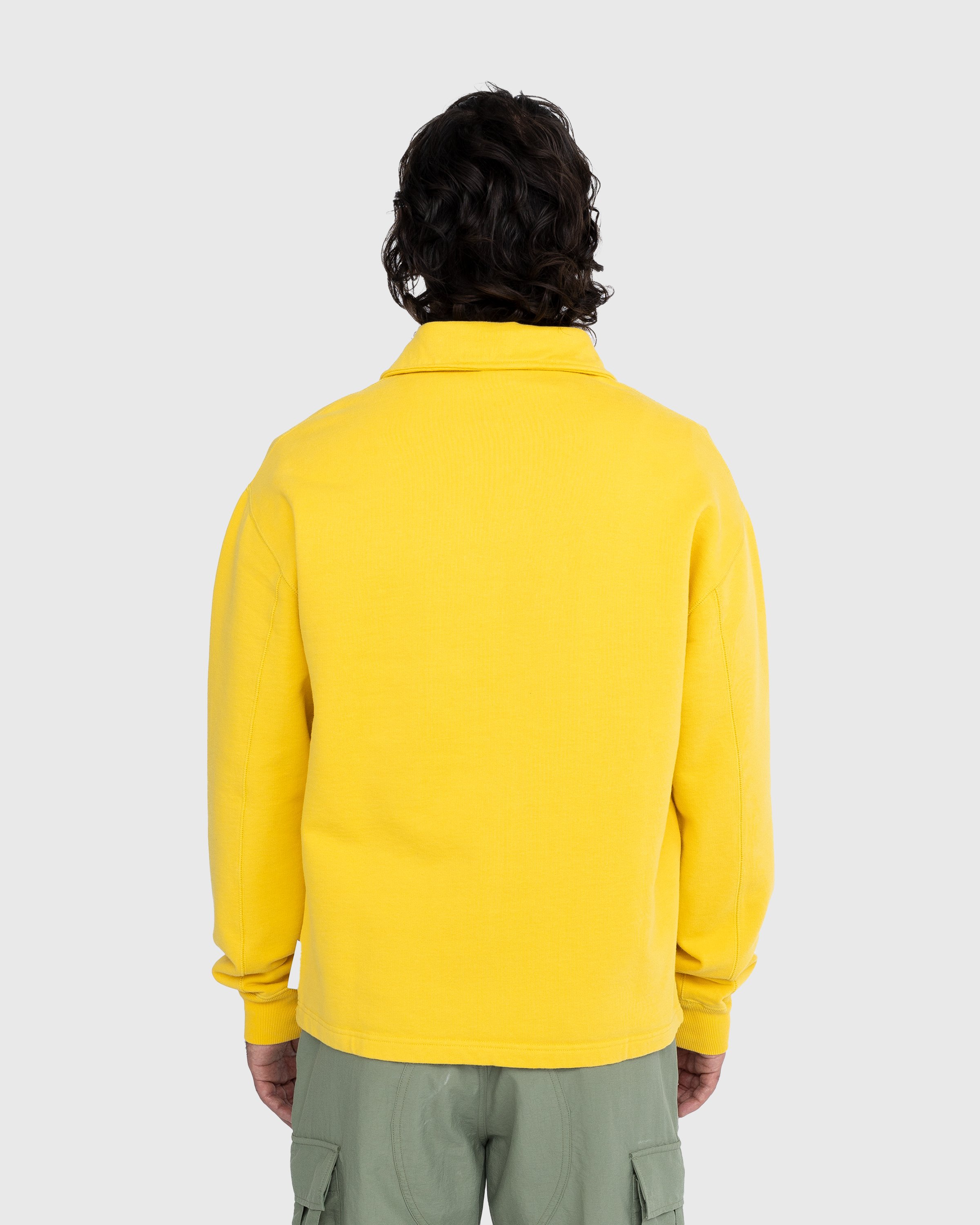 Highsnobiety - Fleece Quarter Zip Yellow - Clothing - Yellow - Image 3