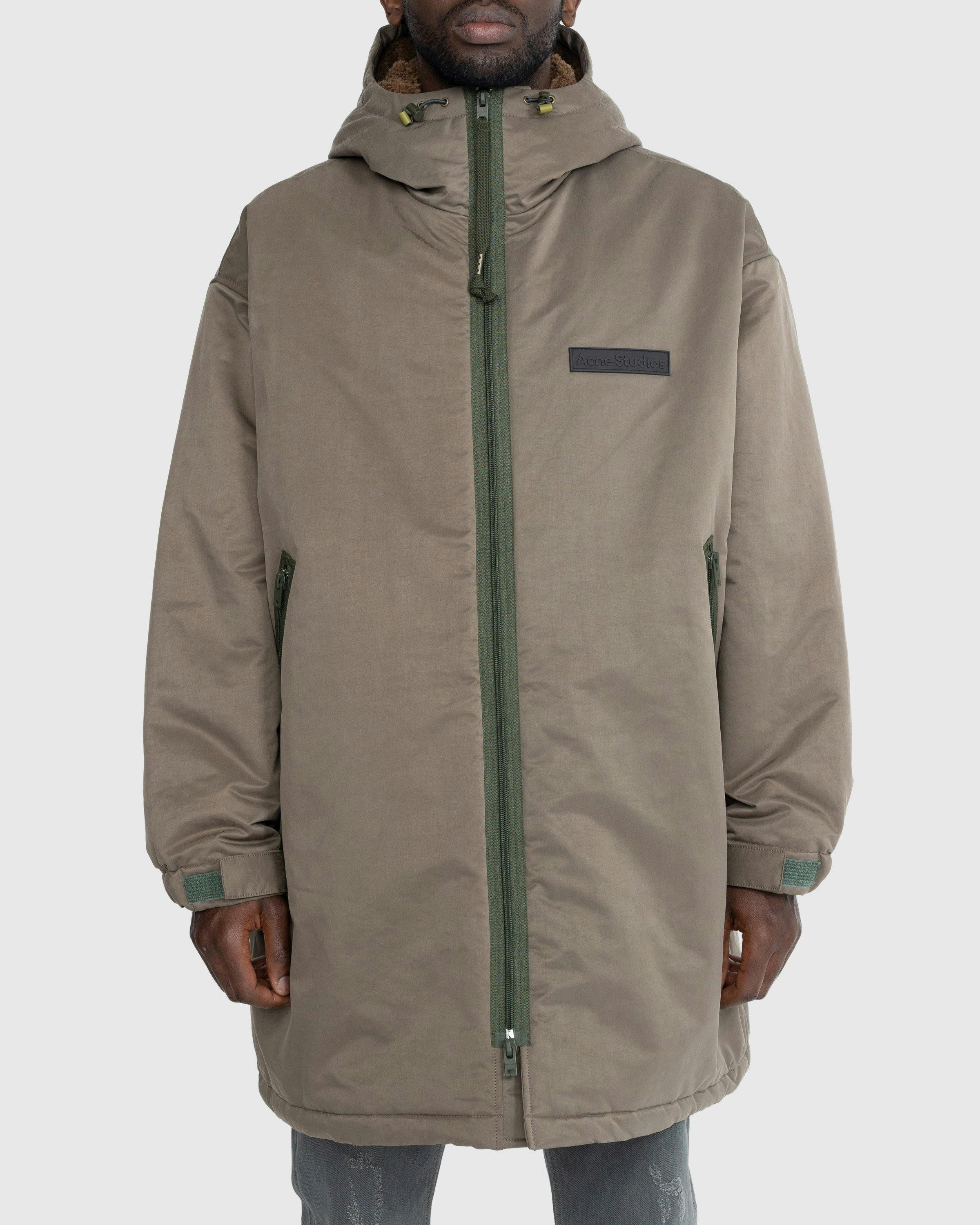 Acne Studios - Padded Parka Green - Clothing - Grey - Image 2