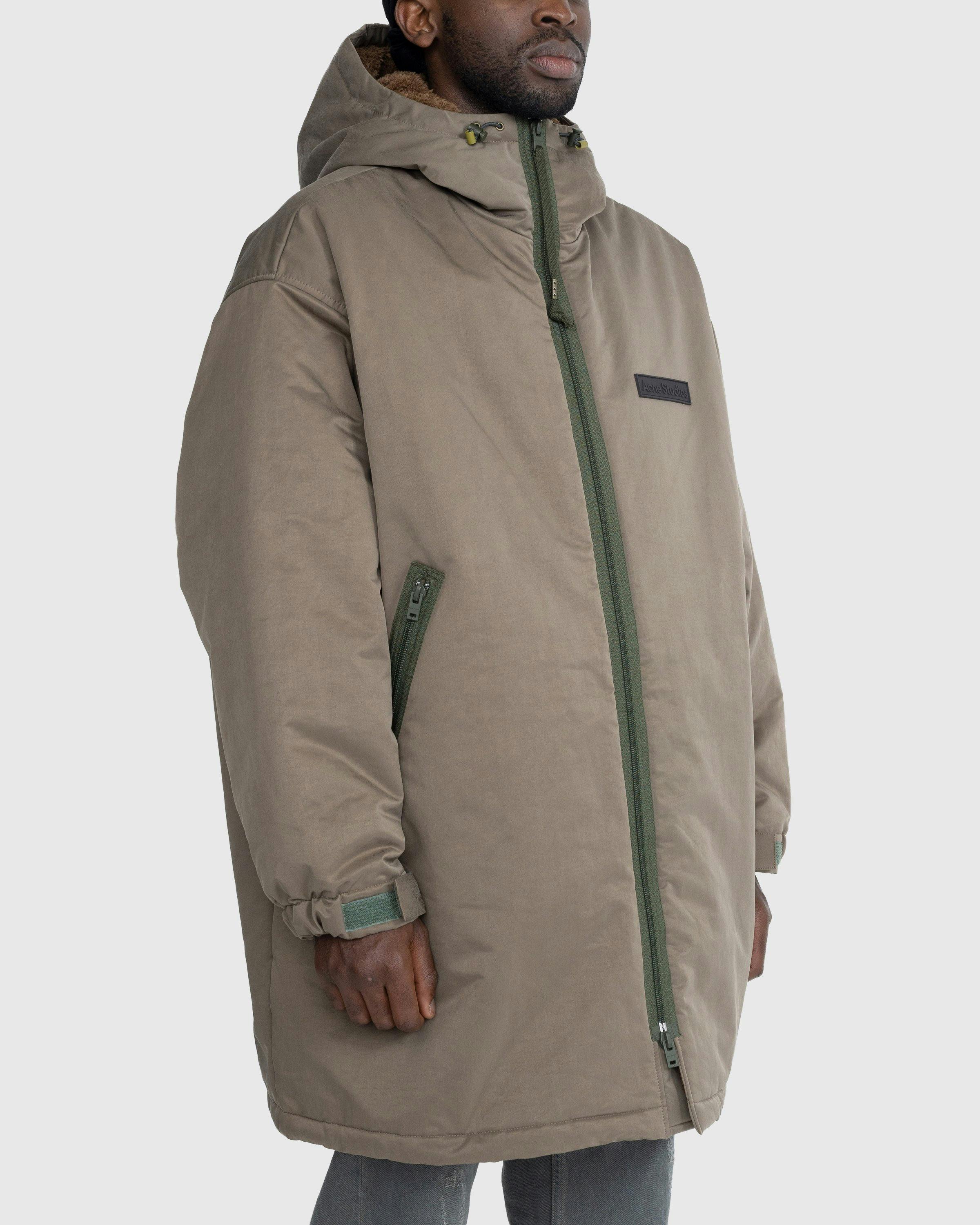 Acne Studios - Padded Parka Green - Clothing - Grey - Image 3