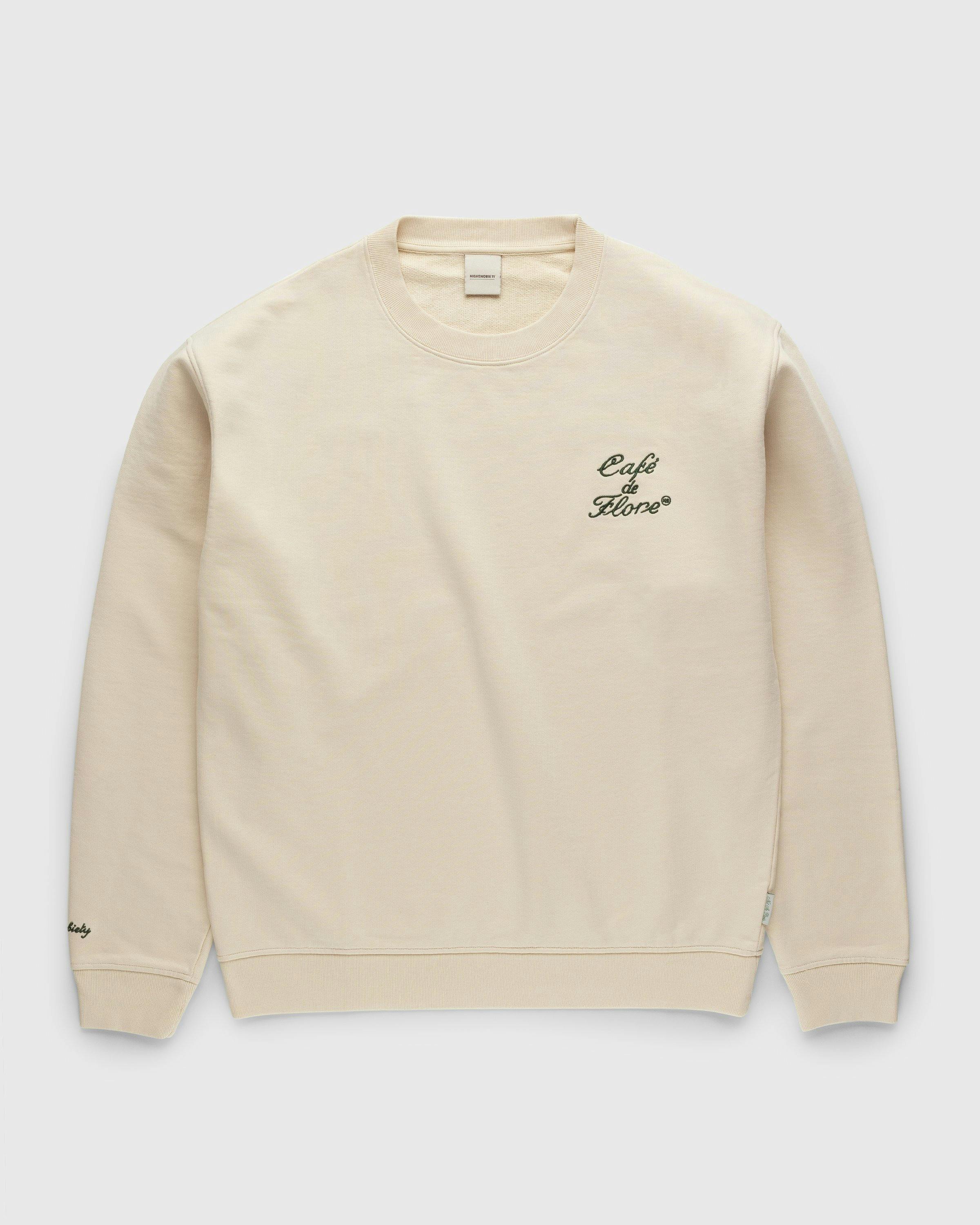 Café de Flore x Highsnobiety - Not In Paris 4 Crewneck Eggshell - Clothing - Beige - Image 2