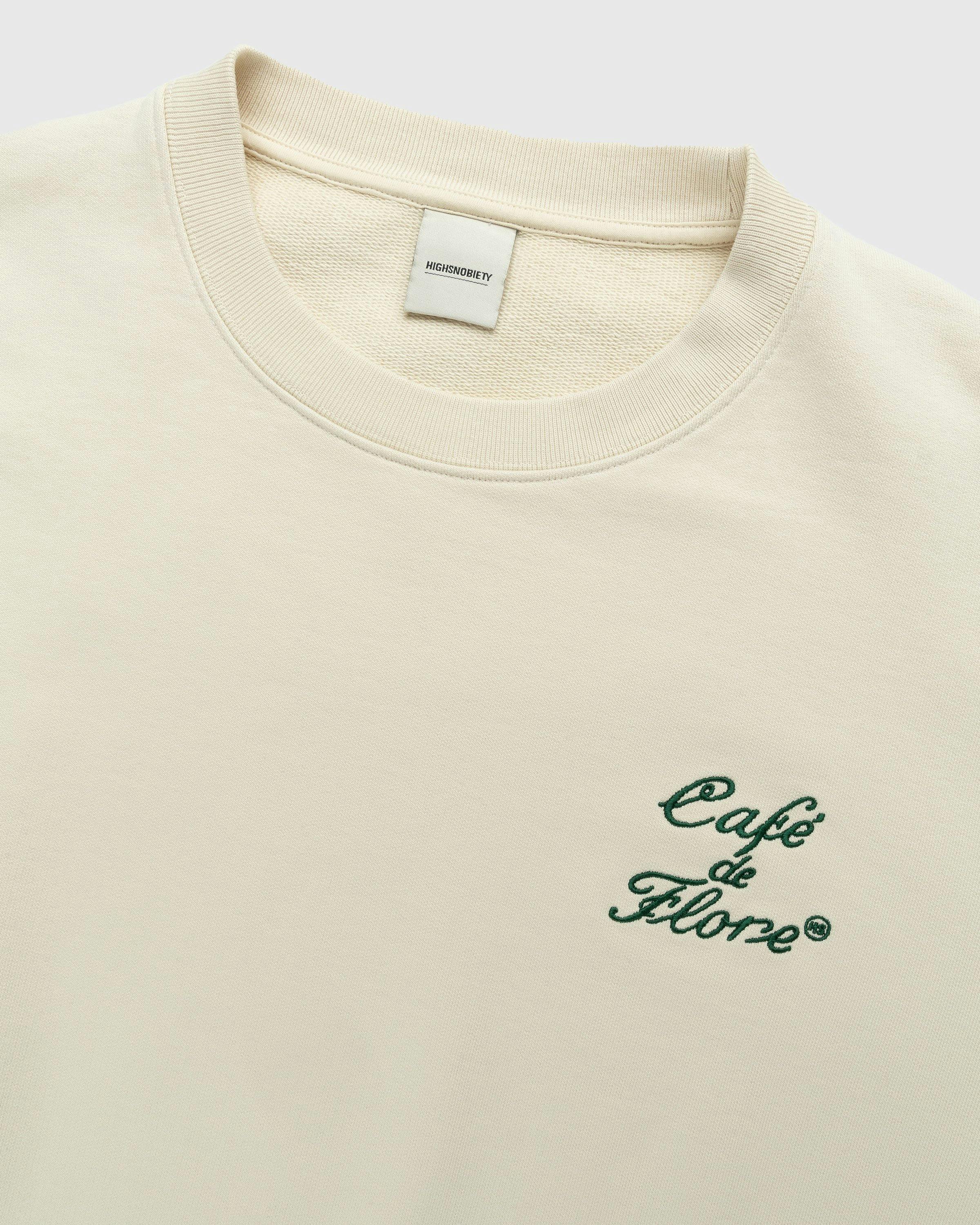 Café de Flore x Highsnobiety - Not In Paris 4 Crewneck Eggshell - Clothing - Beige - Image 3