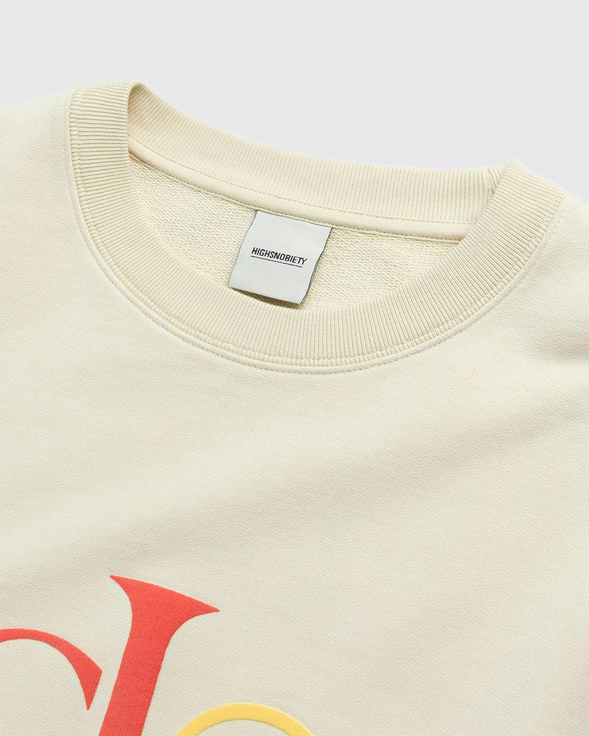 Jacob & Co. x Highsnobiety - Logo Fleece Crew Beige - Clothing - Beige - Image 3