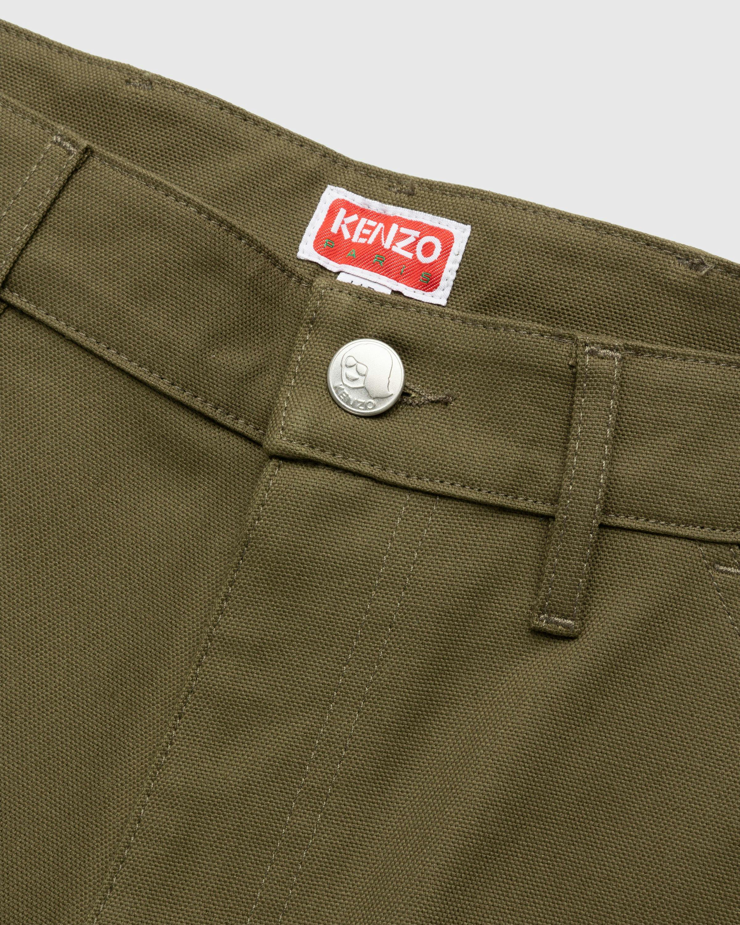 Kenzo - Carpenter Pants Dark Khaki - Clothing - Green - Image 5