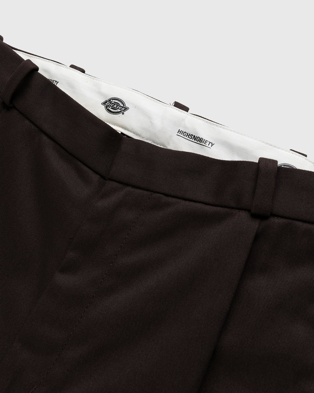 Highsnobiety x Dickies - Pleated Work Pants Dark Brown - Clothing - Brown - Image 3