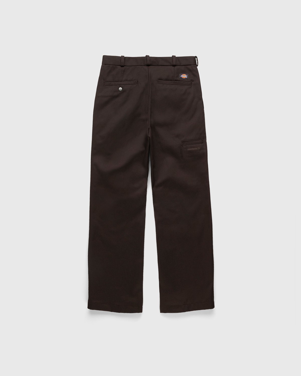 Highsnobiety x Dickies - Pleated Work Pants Dark Brown - Clothing - Brown - Image 2
