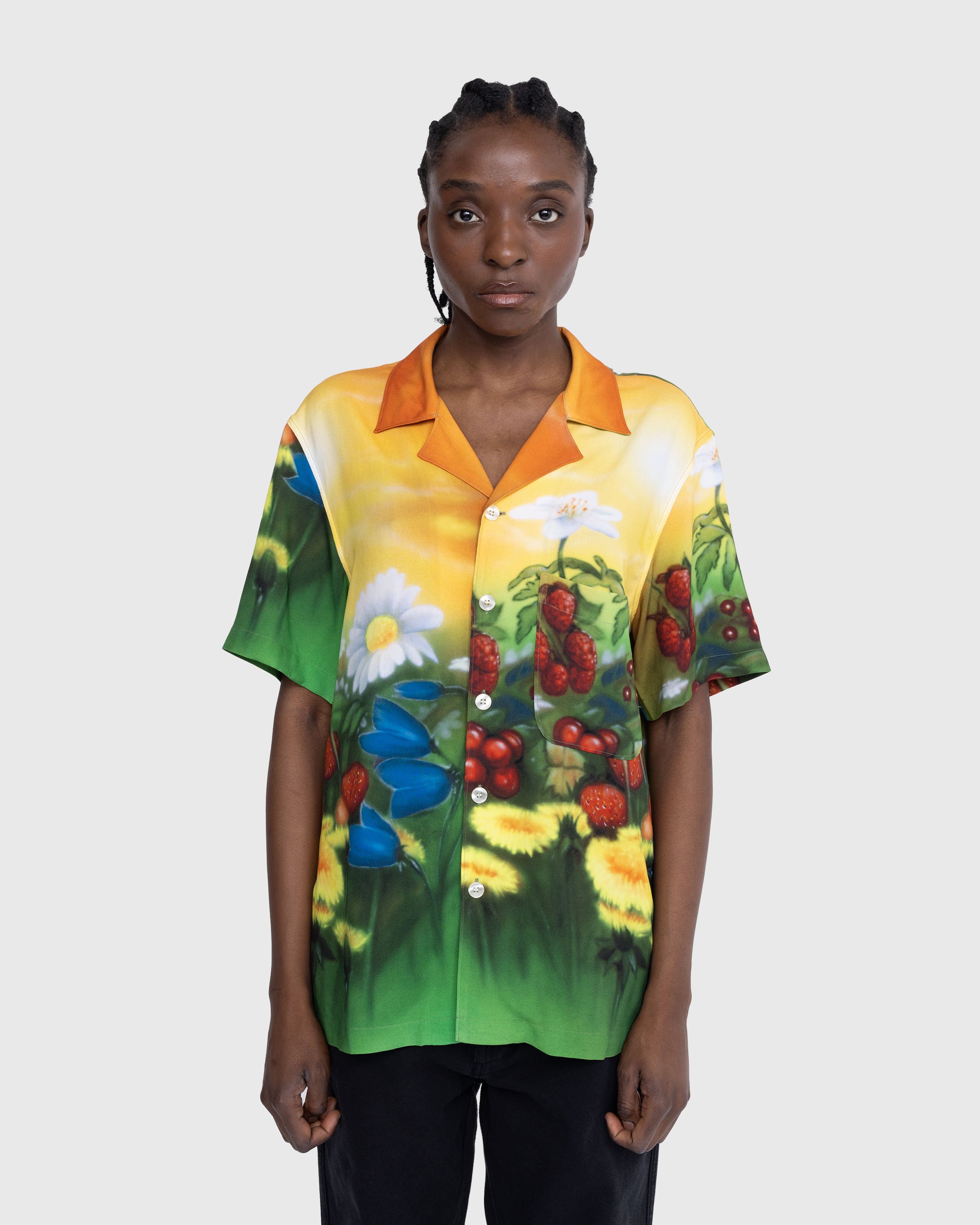 Stockholm Surfboard Club - Floral Airbrush Button-Up Shirt Multi - Clothing - Multi - Image 2