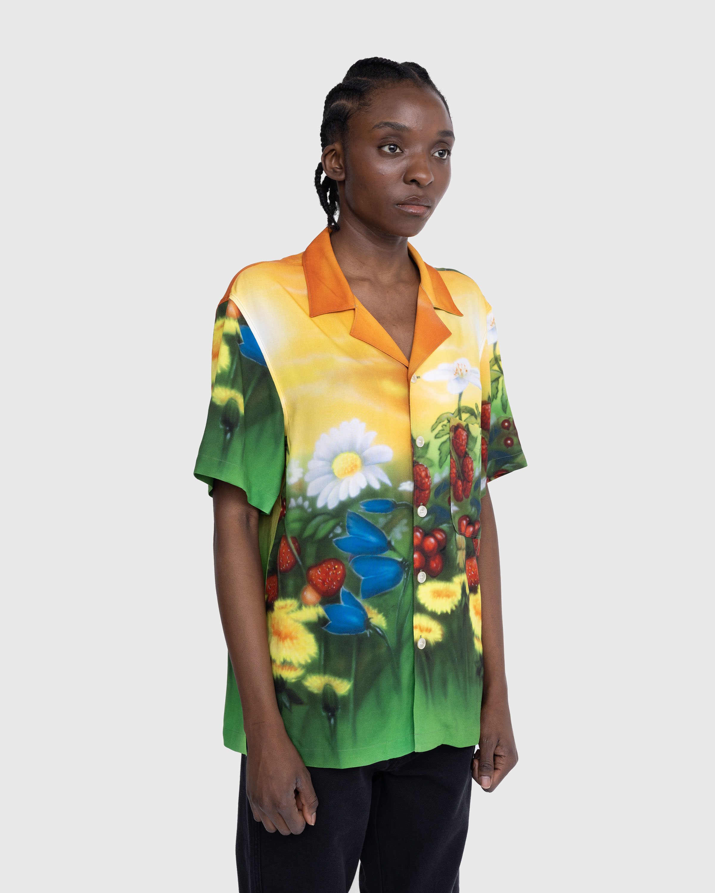 Stockholm Surfboard Club - Floral Airbrush Button-Up Shirt Multi - Clothing - Multi - Image 4