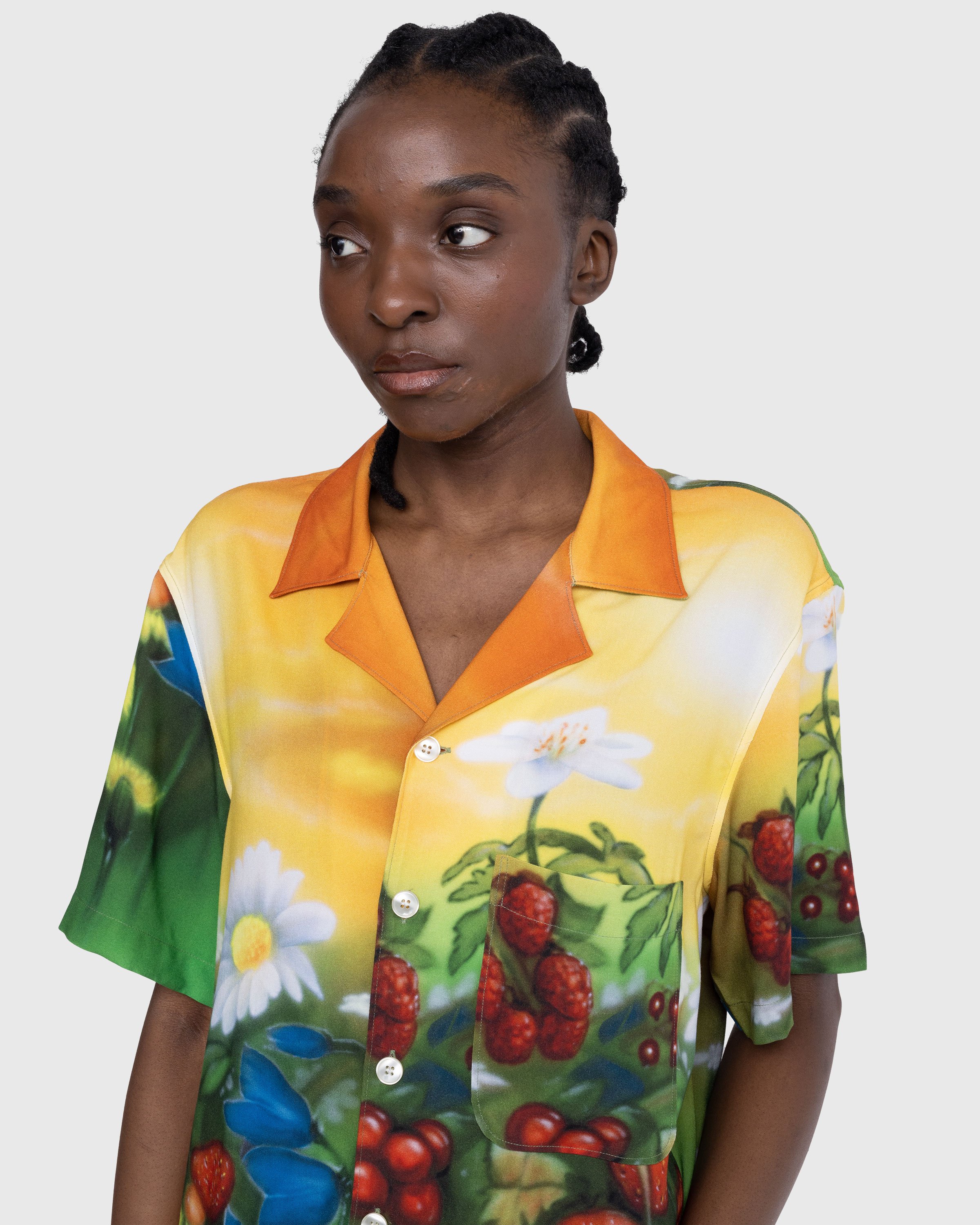 Stockholm Surfboard Club - Floral Airbrush Button-Up Shirt Multi - Clothing - Multi - Image 5