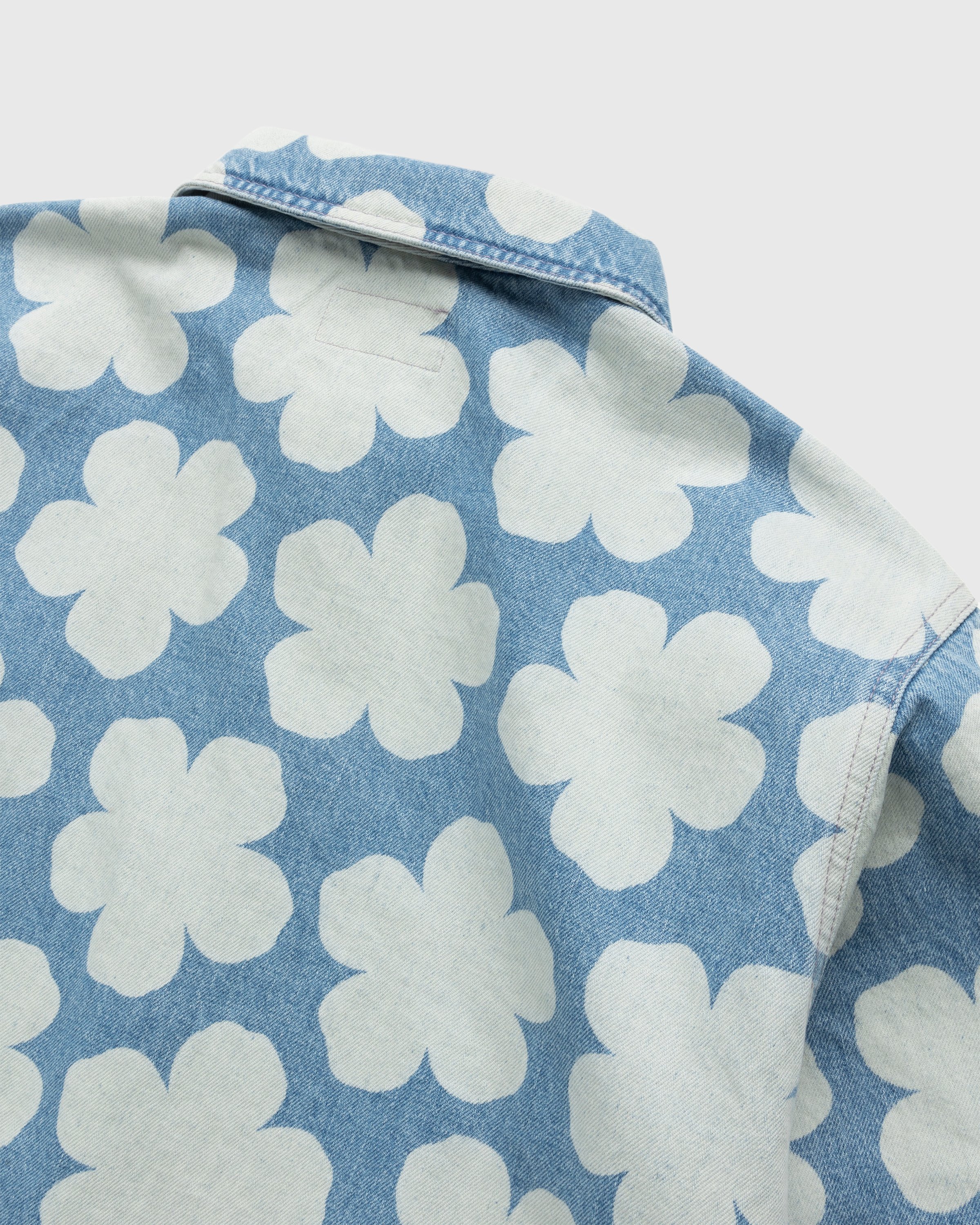 Kenzo - Hana Dots Denim Overshirt Sky Blue - Clothing - Blue - Image 3