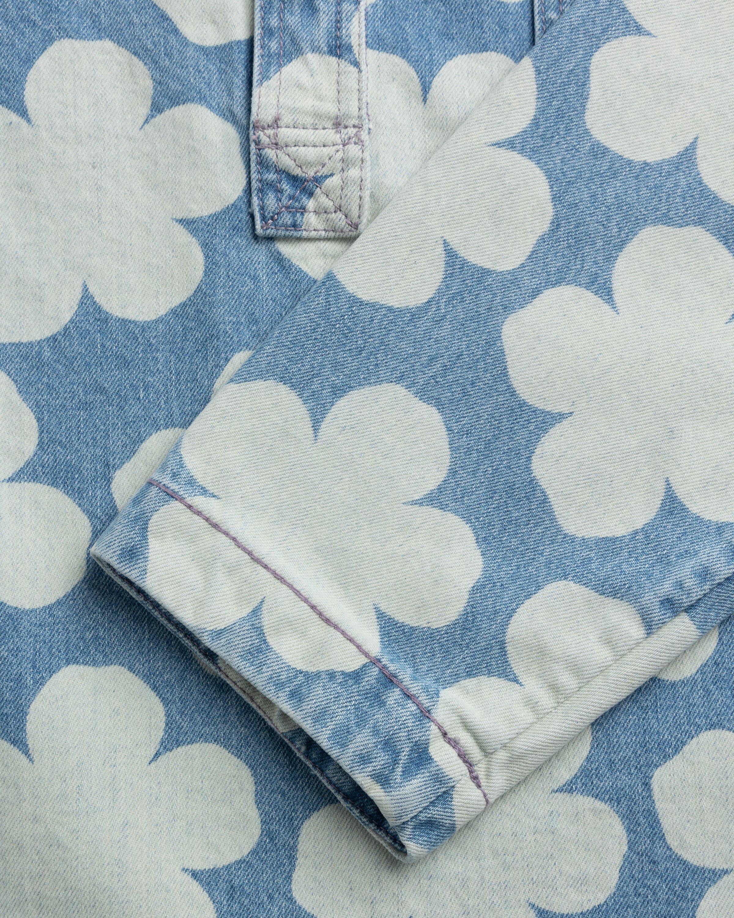 Kenzo - Hana Dots Denim Overshirt Sky Blue - Clothing - Blue - Image 5