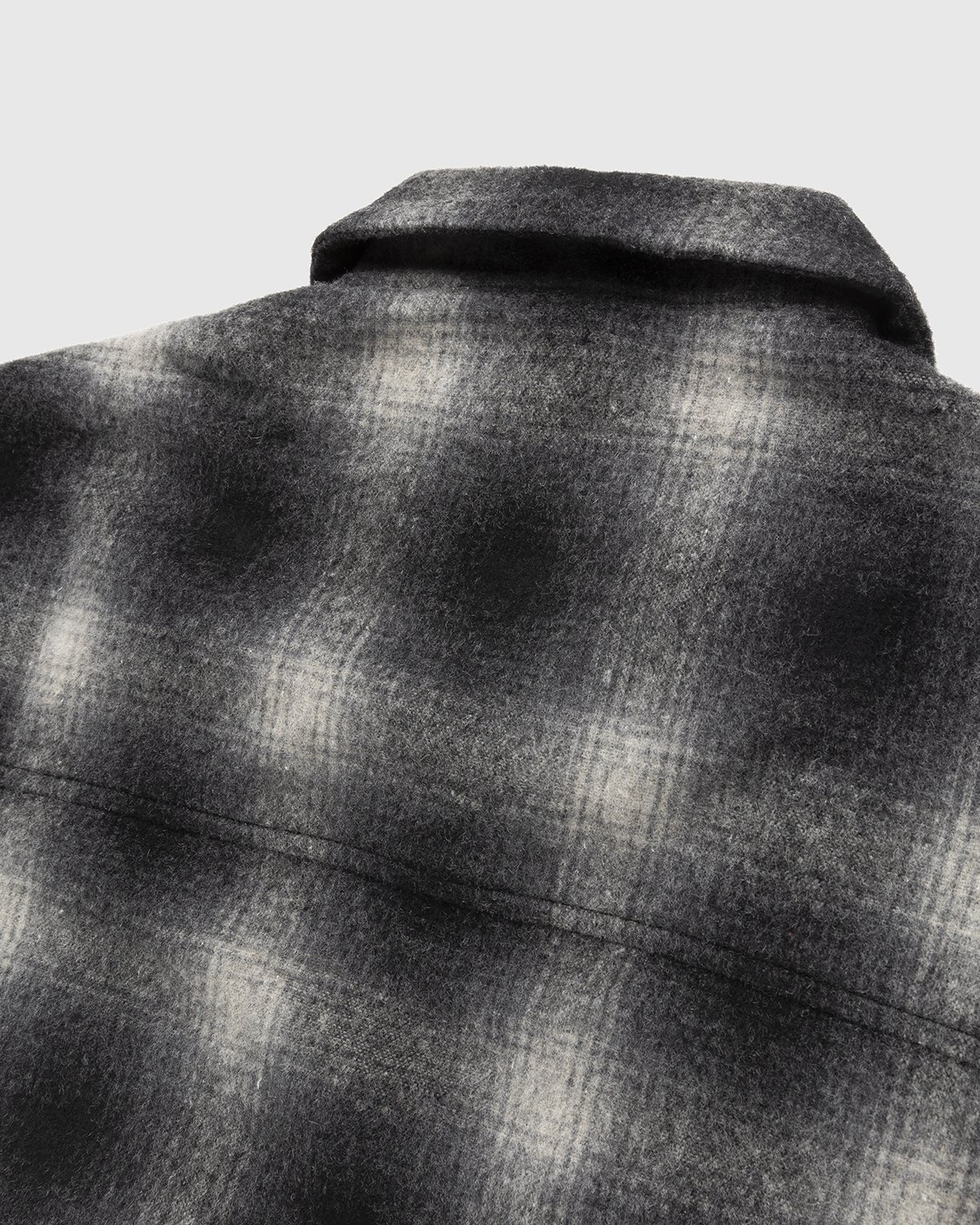 Highsnobiety - Plaid Zip Shirt Grey Black - Clothing - Grey - Image 4