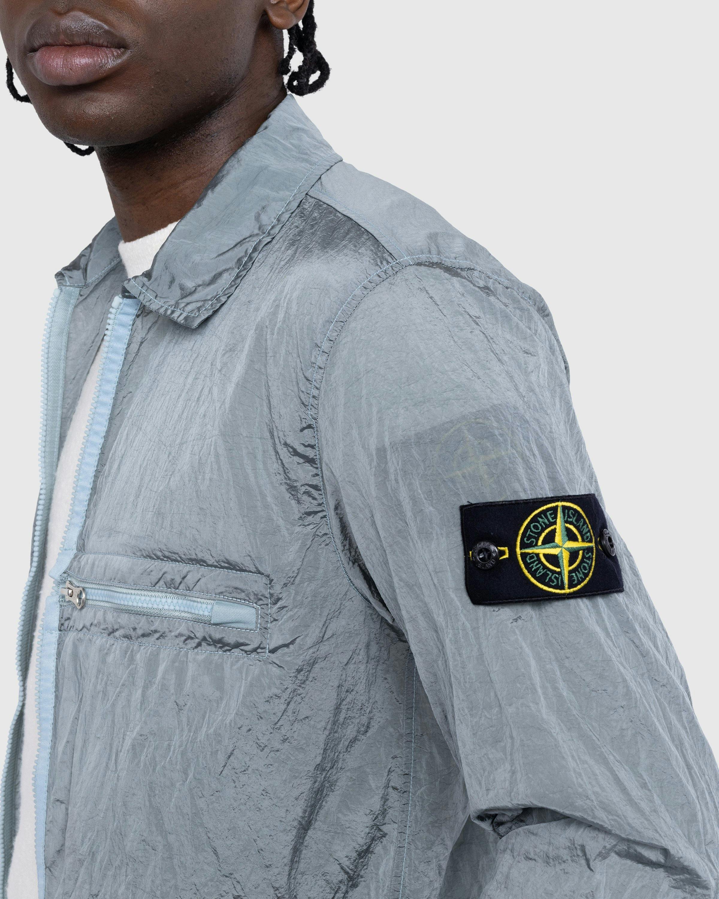 Stone Island - Overshirt Sky Blue 10919 - Clothing - Blue - Image 4
