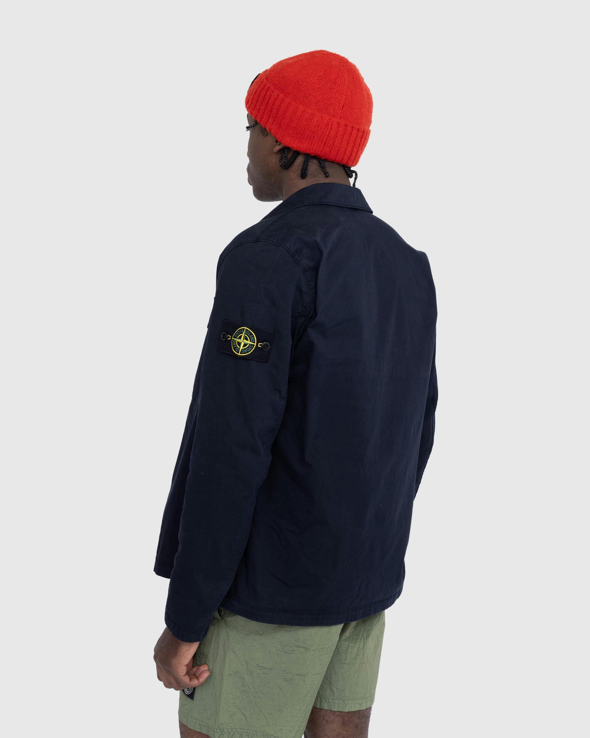 Stone Island - Overshirt Navy Blue 10210 - Clothing - Blue - Image 4