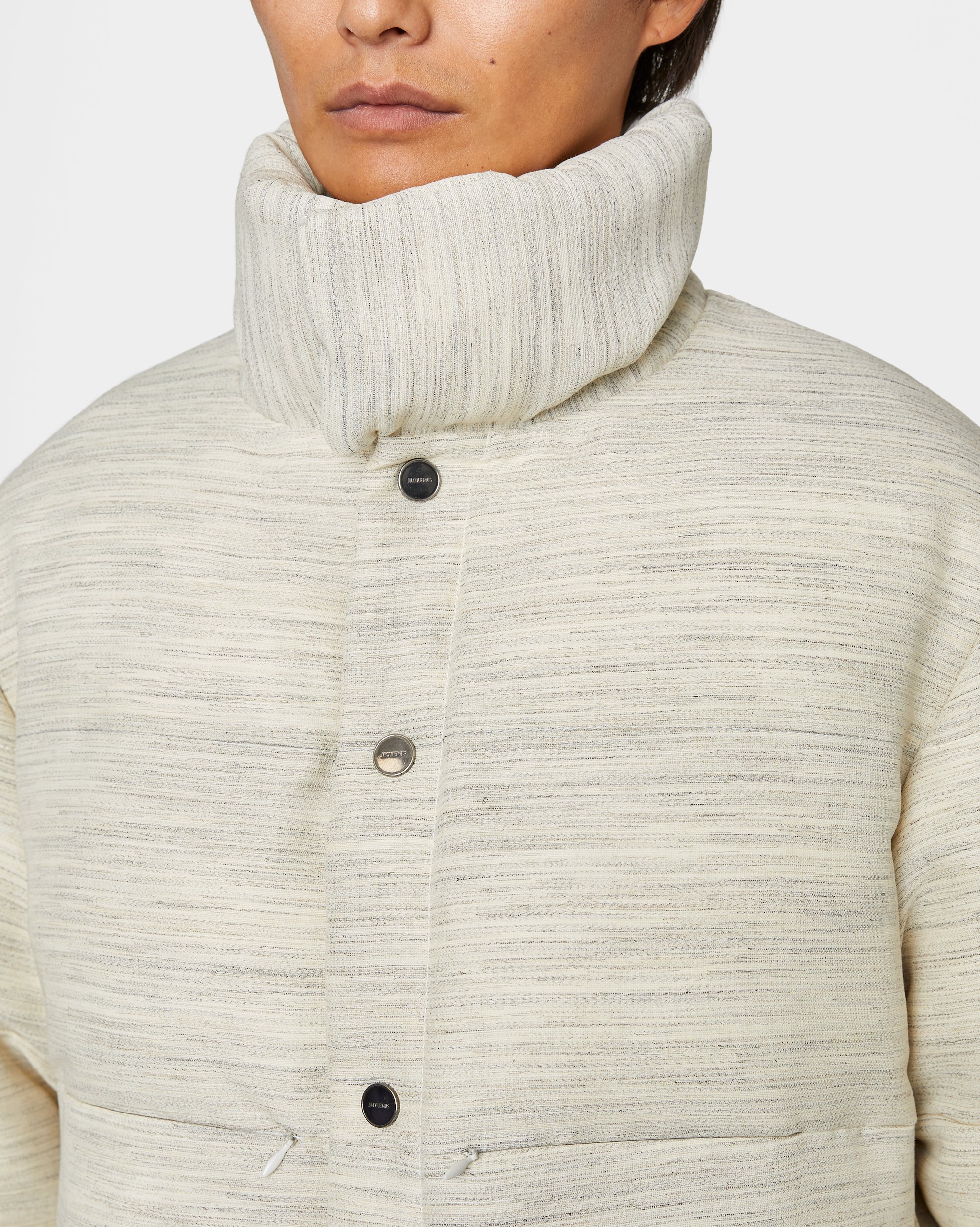 JACQUEMUS - La Doudoune Jacket Beige - Clothing - Beige - Image 5