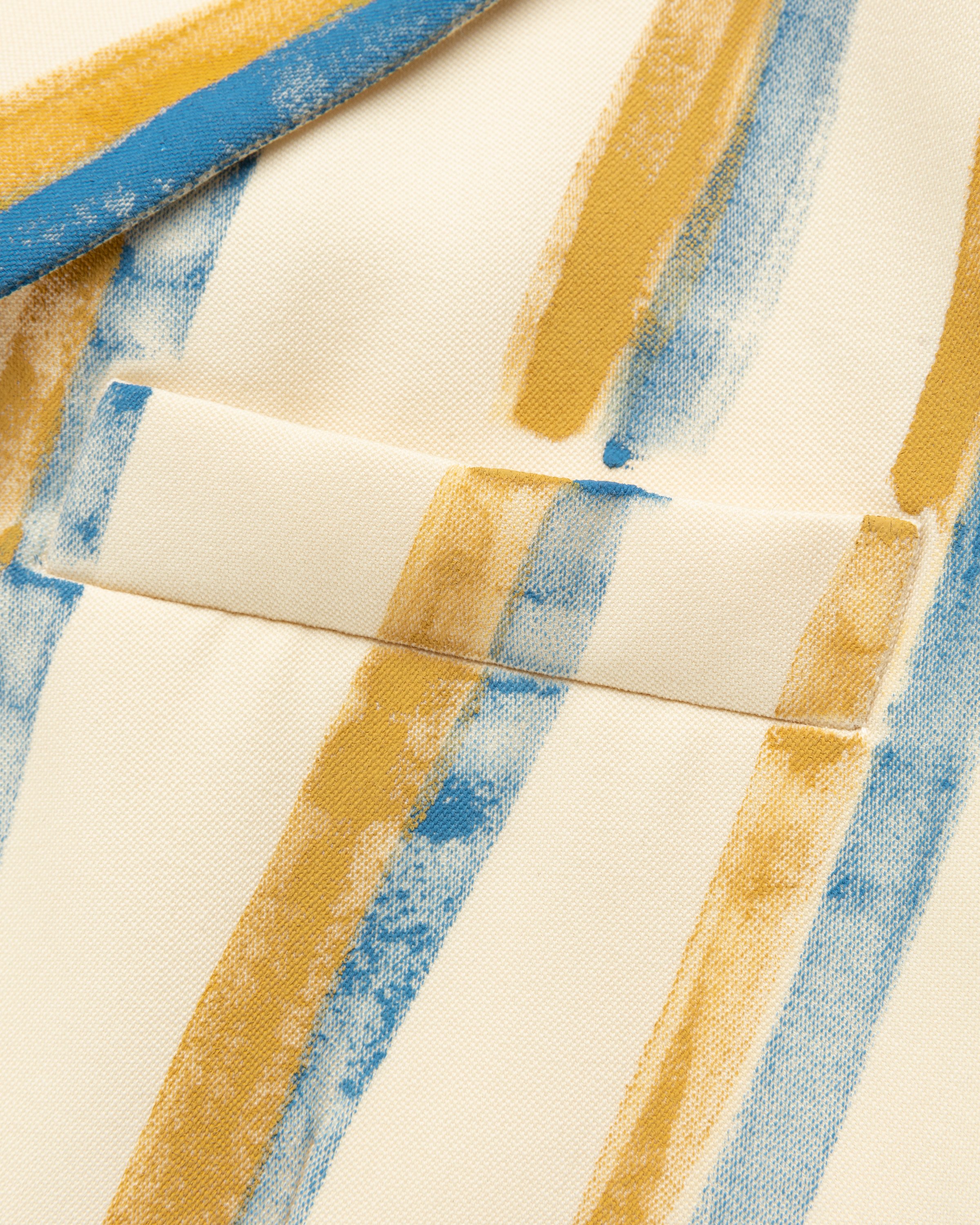 Marni - Watercolor Stripe Wool Blazer Antique White - Clothing - Beige - Image 6
