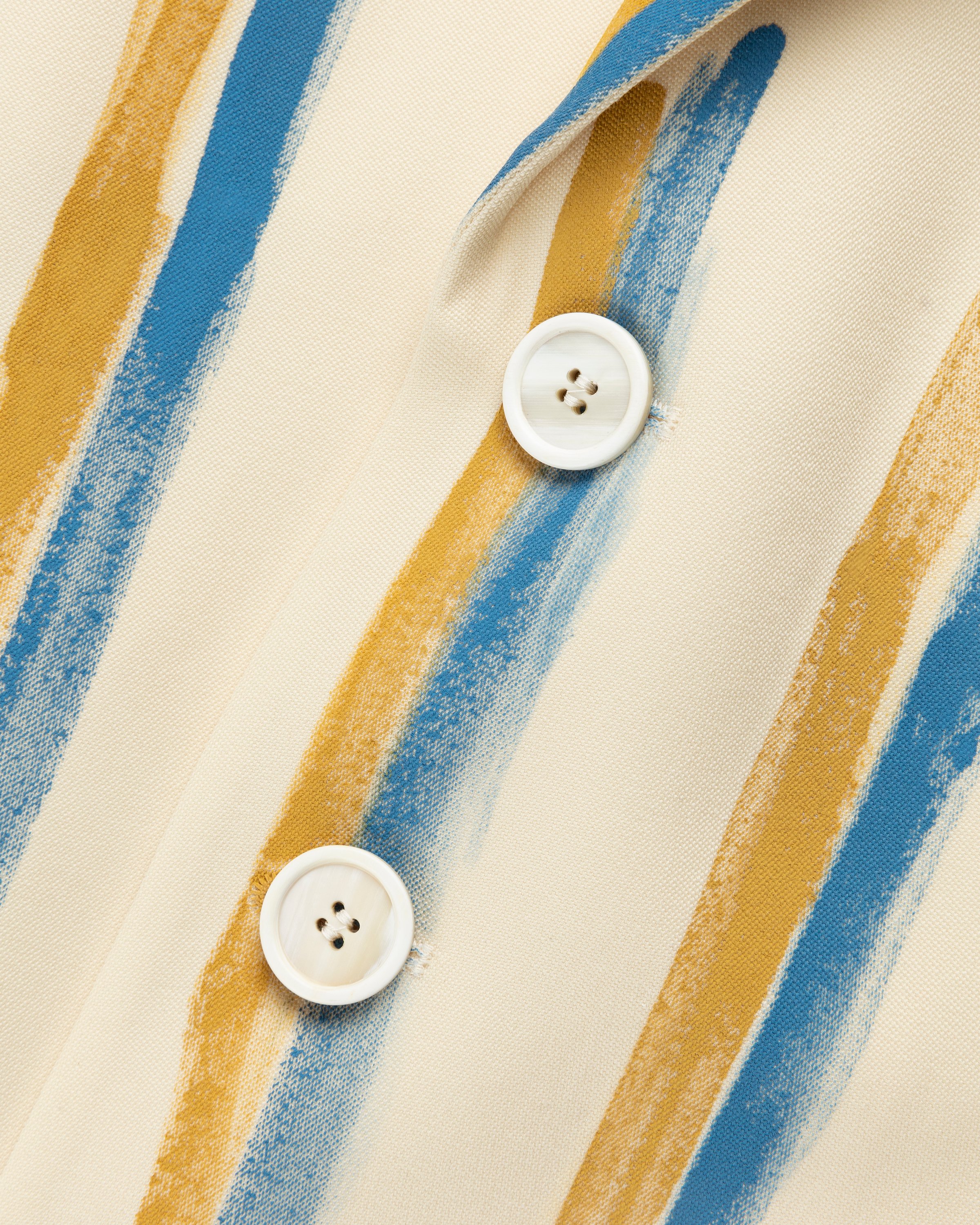 Marni - Watercolor Stripe Wool Blazer Antique White - Clothing - Beige - Image 8