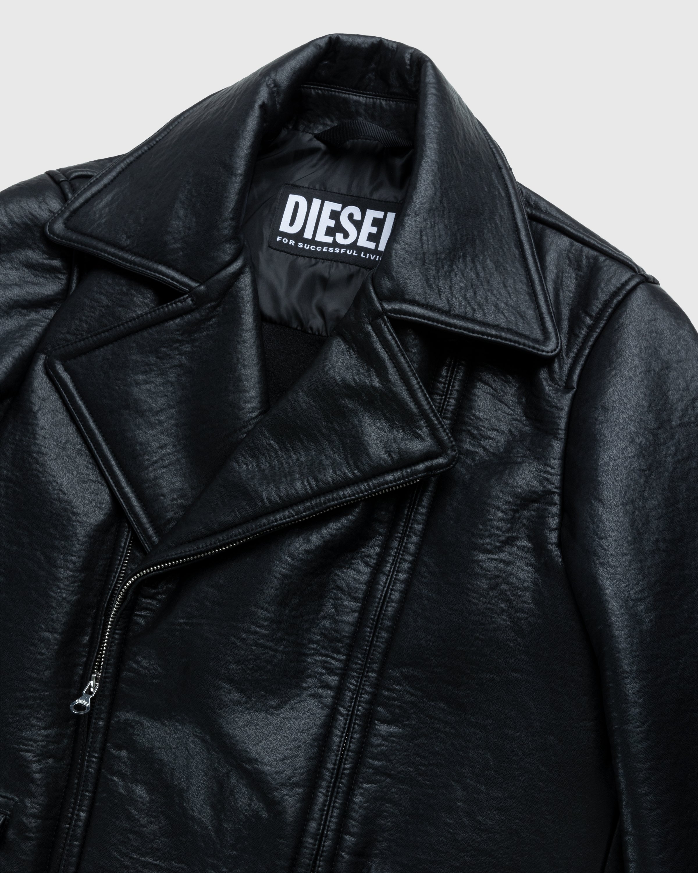 Diesel - Rego Biker Jacket Black - Clothing - Black - Image 3