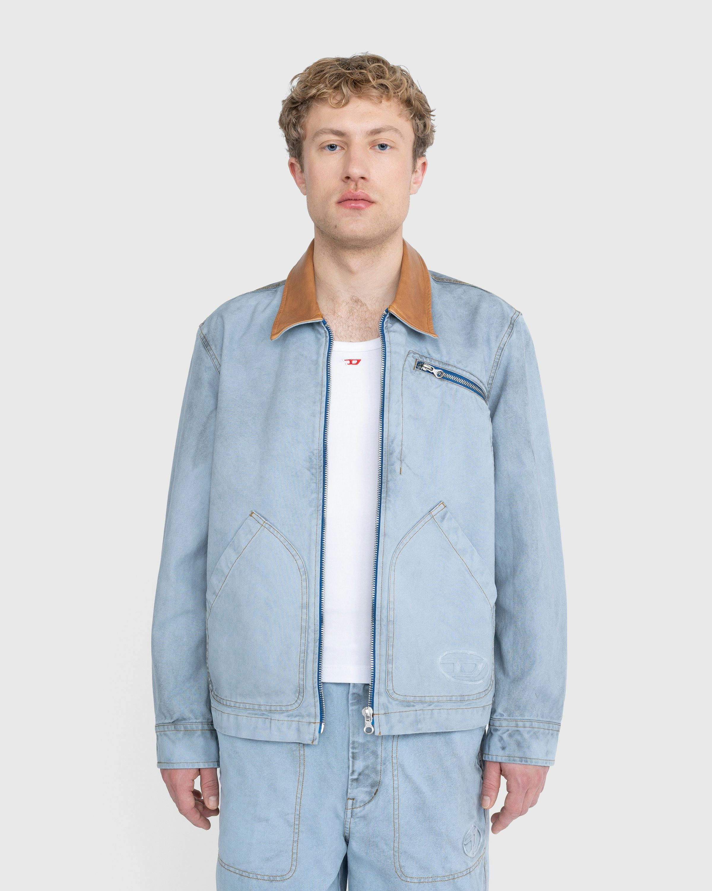 Diesel - J-Chart Jacket Blue - Clothing - Blue - Image 2