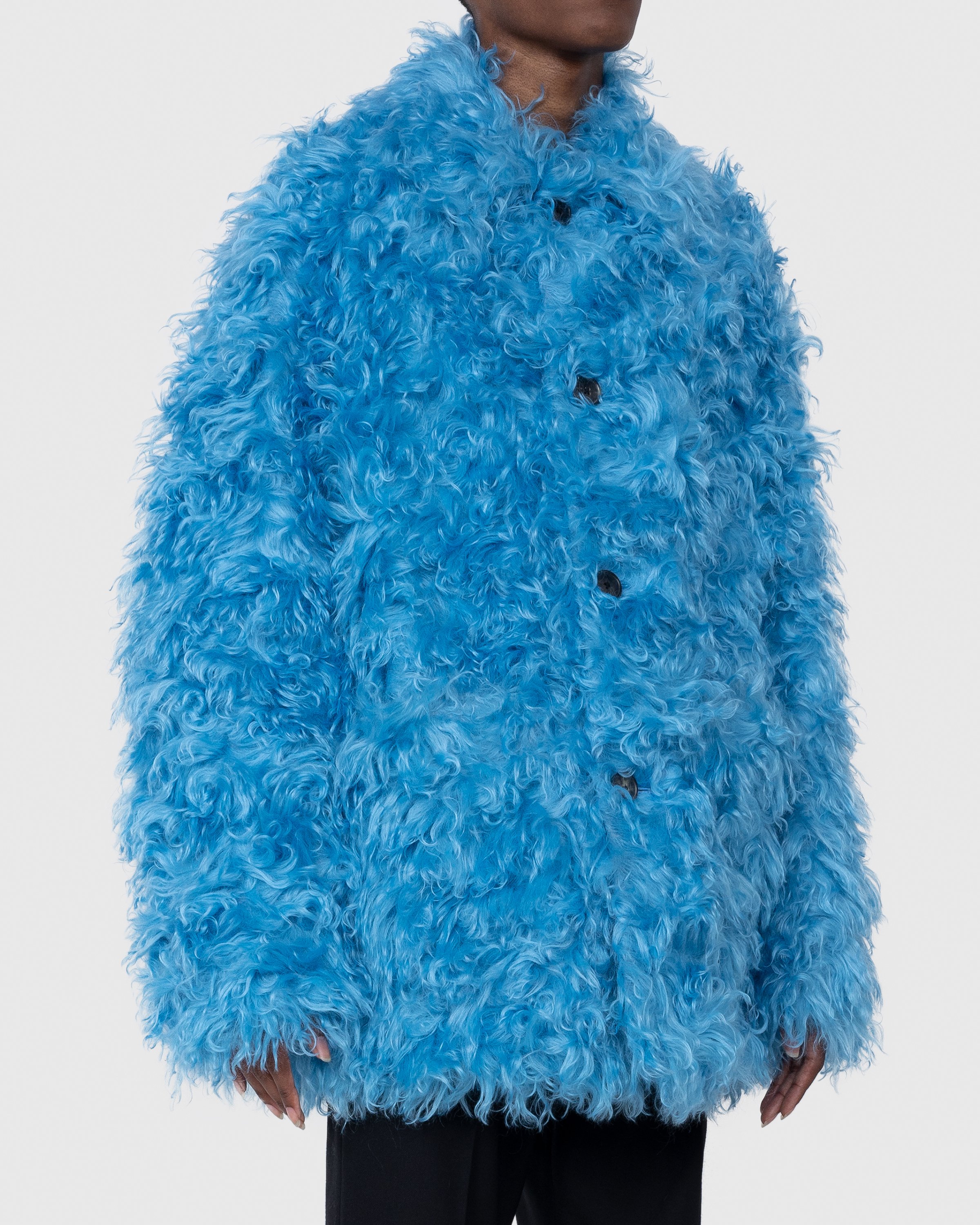 Dries van Noten - Fluffy Ronnor Jacket Blue - Clothing - Blue - Image 3