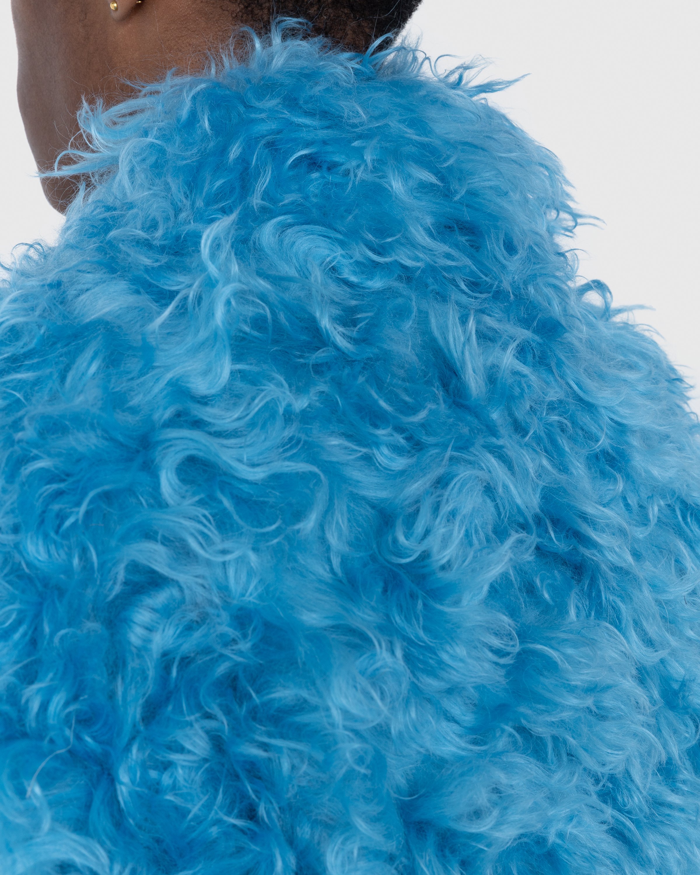 Dries van Noten - Fluffy Ronnor Jacket Blue - Clothing - Blue - Image 6