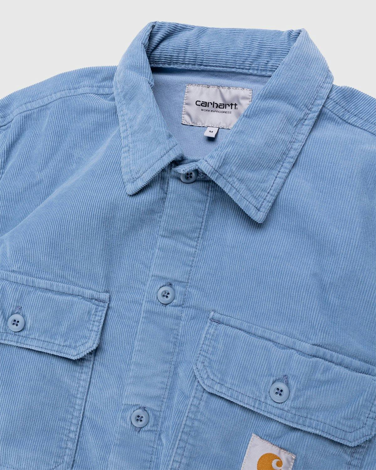 Carhartt WIP - Dixon Shirt Jacket Icy Water Rinsed - Clothing - Blue - Image 3