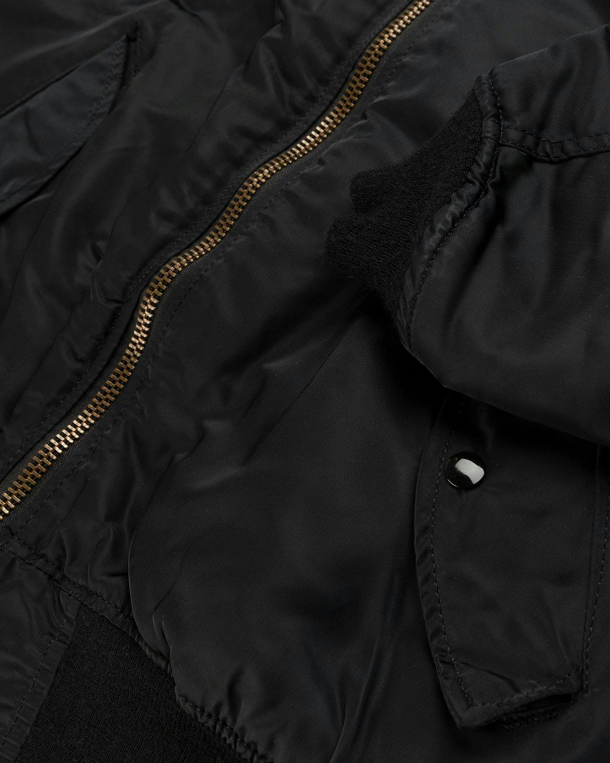 Highsnobiety - Berlin Berlin Embroidered Vintage MA-1 Black - Clothing - Black - Image 5