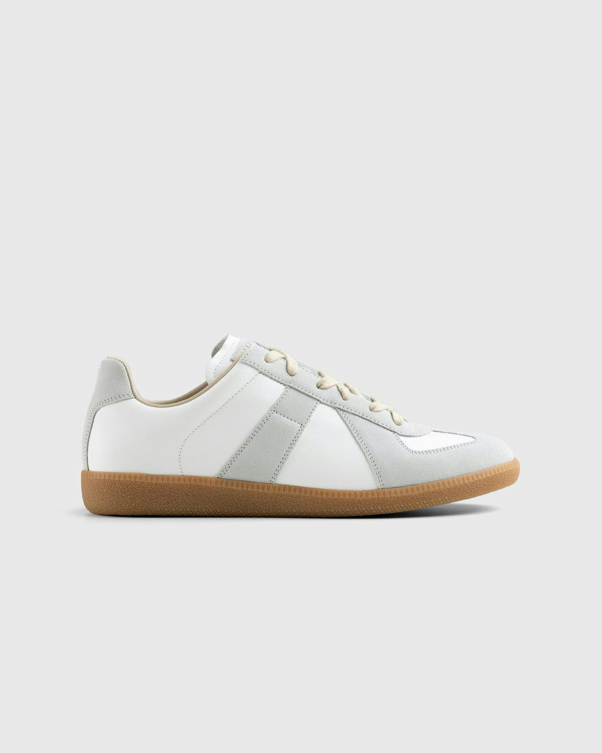 Maison Margiela - Calfskin Replica Sneakers Light Grey - Footwear - Grey - Image 1