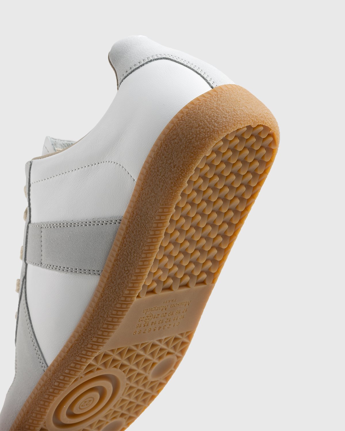 Maison Margiela - Calfskin Replica Sneakers Light Grey - Footwear - Grey - Image 5