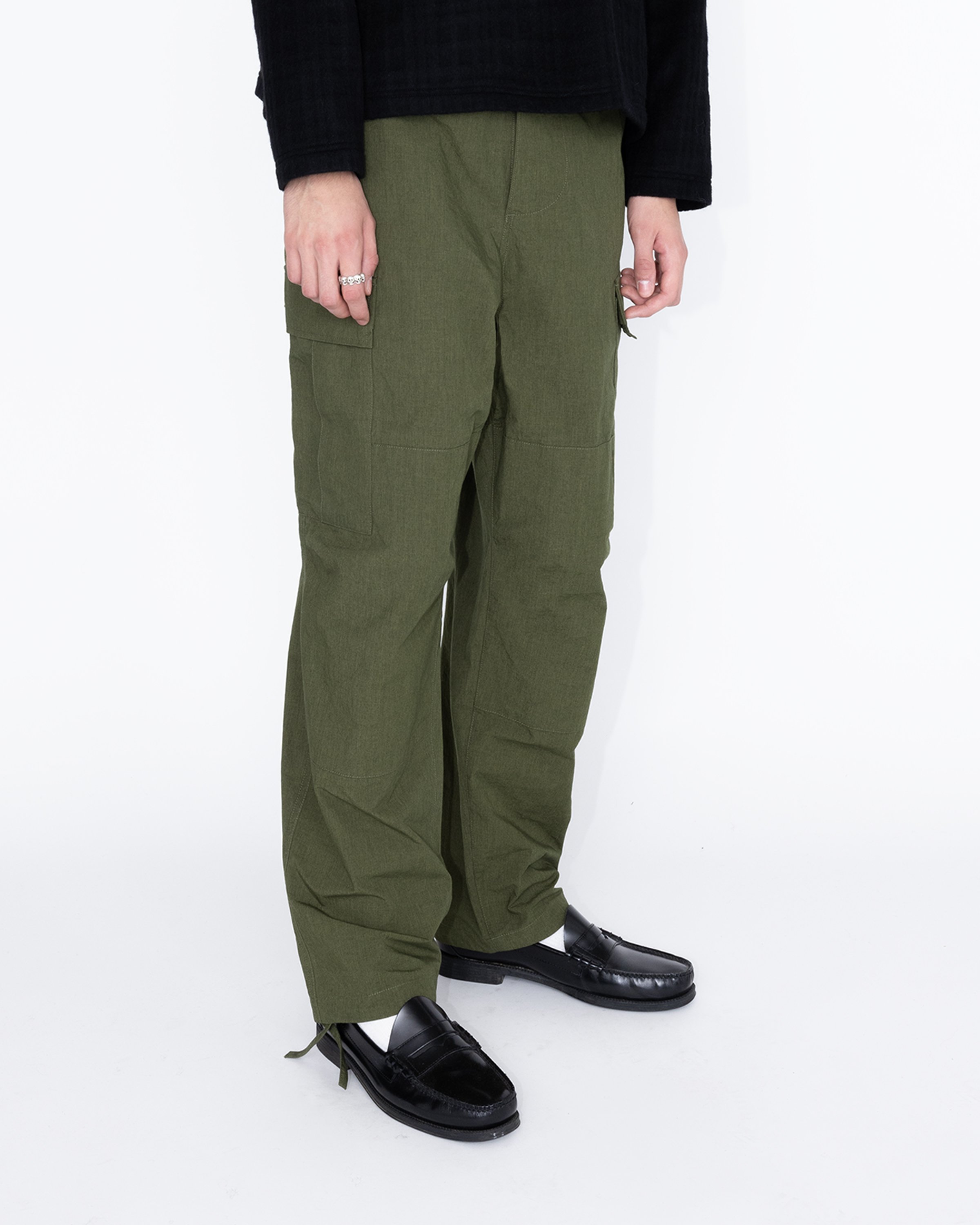 Highsnobiety HS05 - Re-Inforced Nylon Cargo Trouser Khaki - Clothing - Green - Image 3