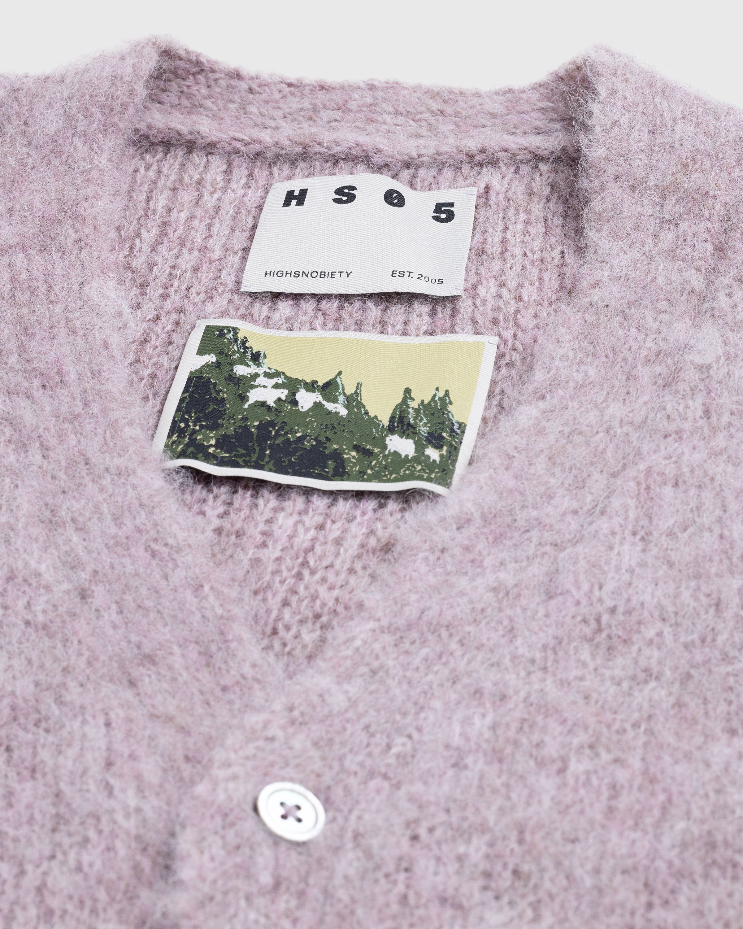 Highsnobiety HS05 - Brushed Alpaca Cardigan Pale Rose - Clothing - Pink - Image 6