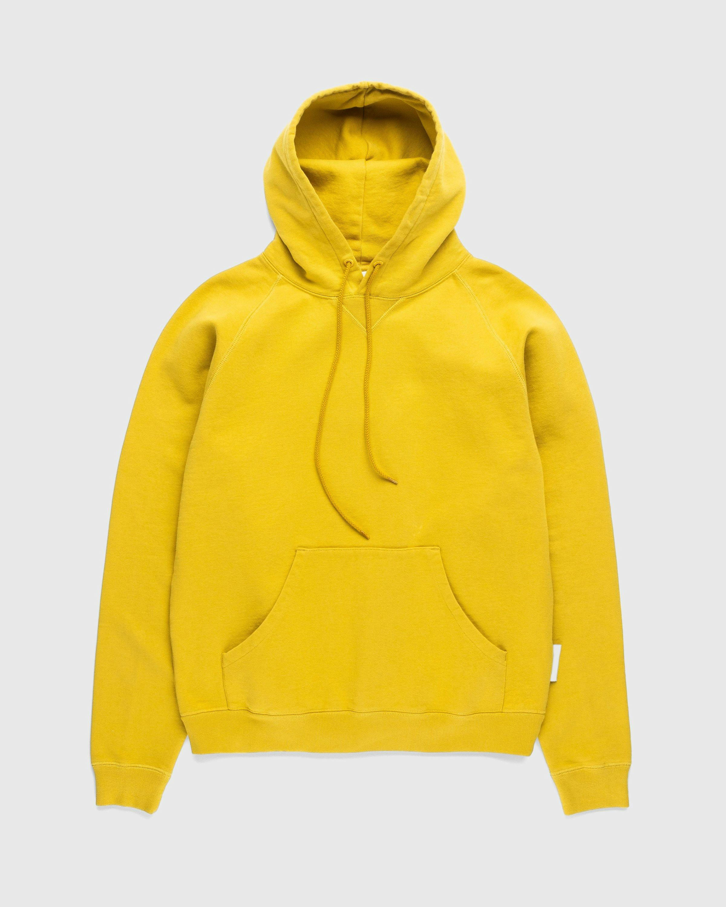 Highsnobiety - Heavy Fleece Hoodie Mustard - Clothing - Yellow - Image 1