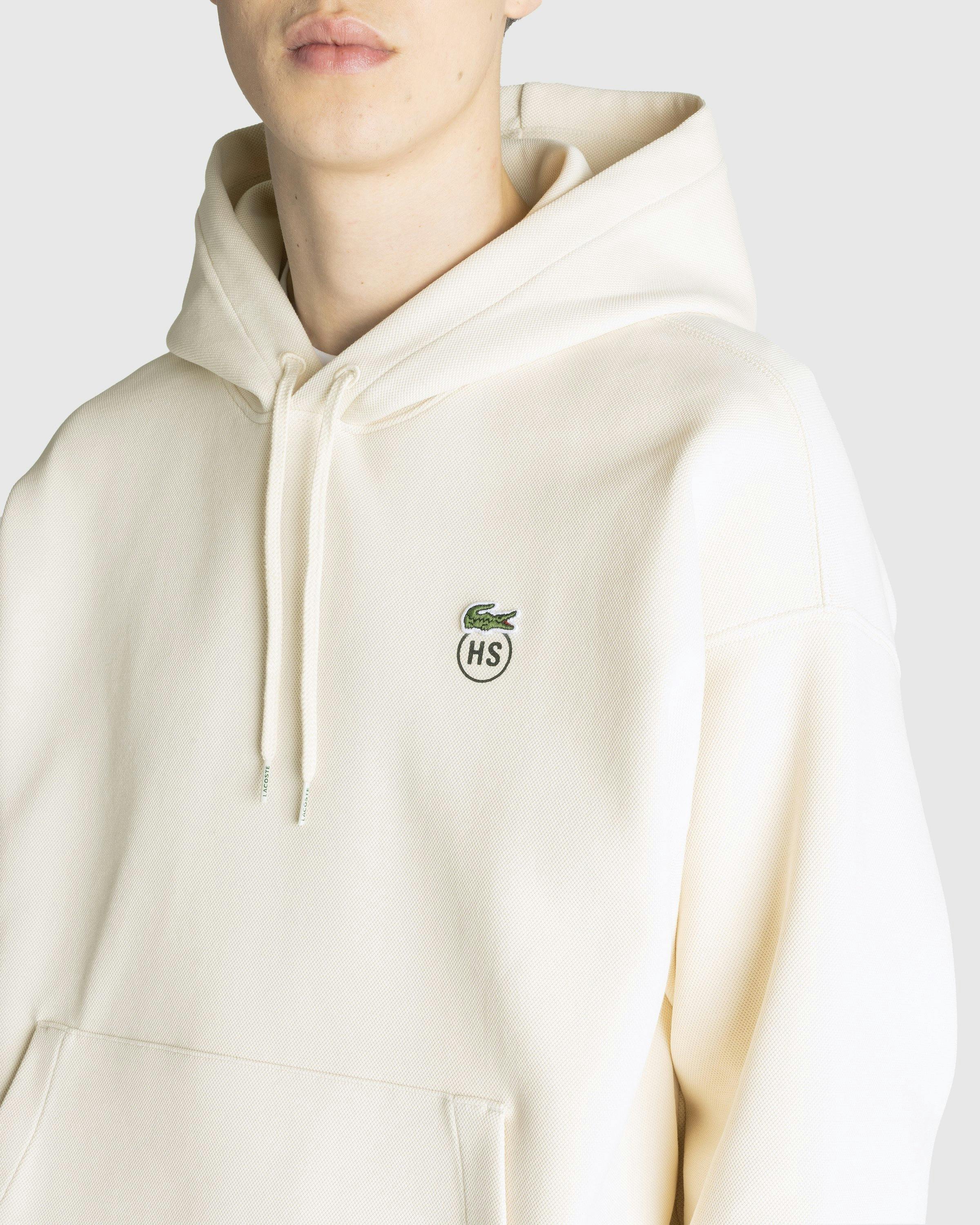 Lacoste x Highsnobiety - Eggshell Hoodie - Clothing - Eggshell - Image 3