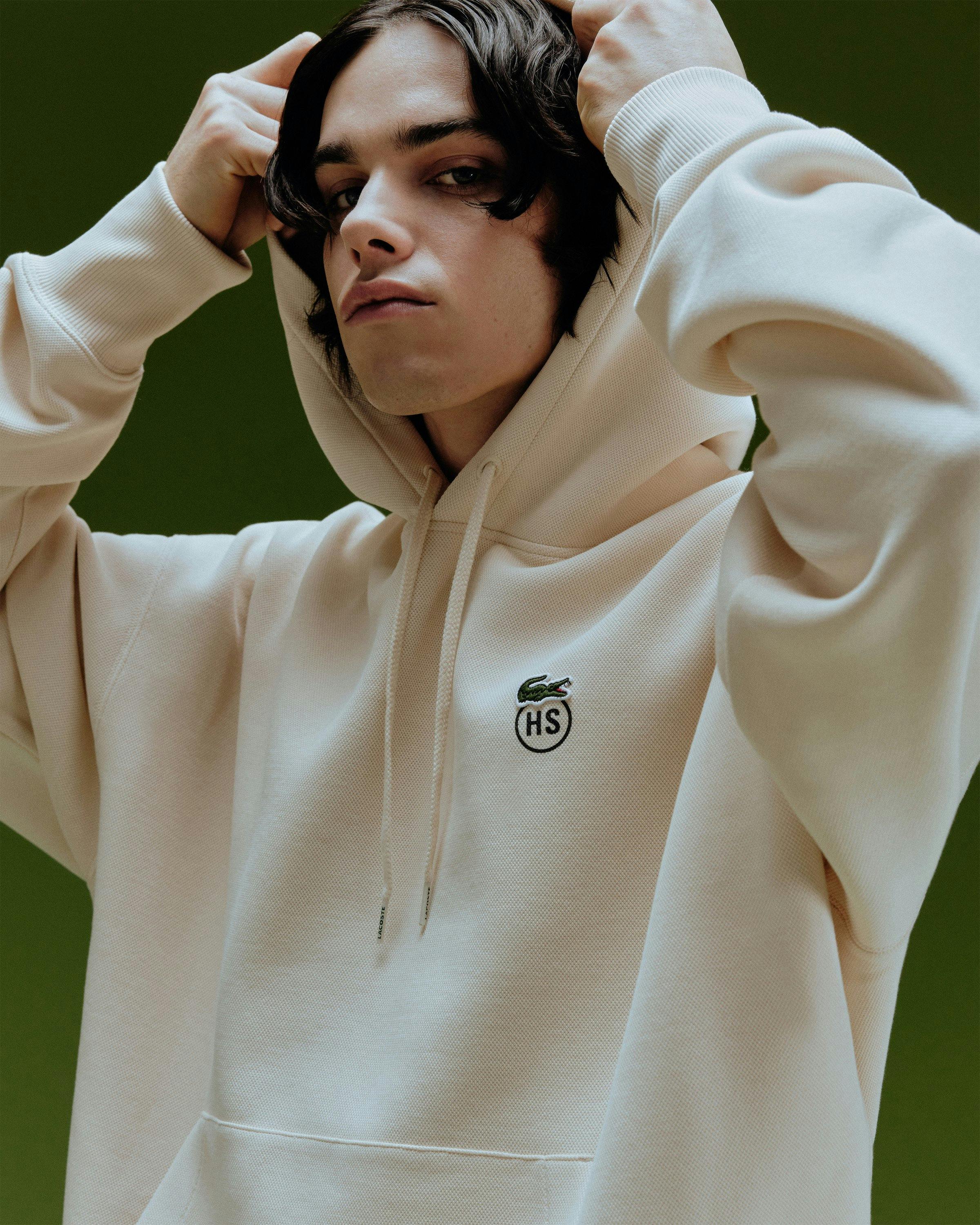 Lacoste x Highsnobiety - Eggshell Hoodie - Clothing - Eggshell - Image 7