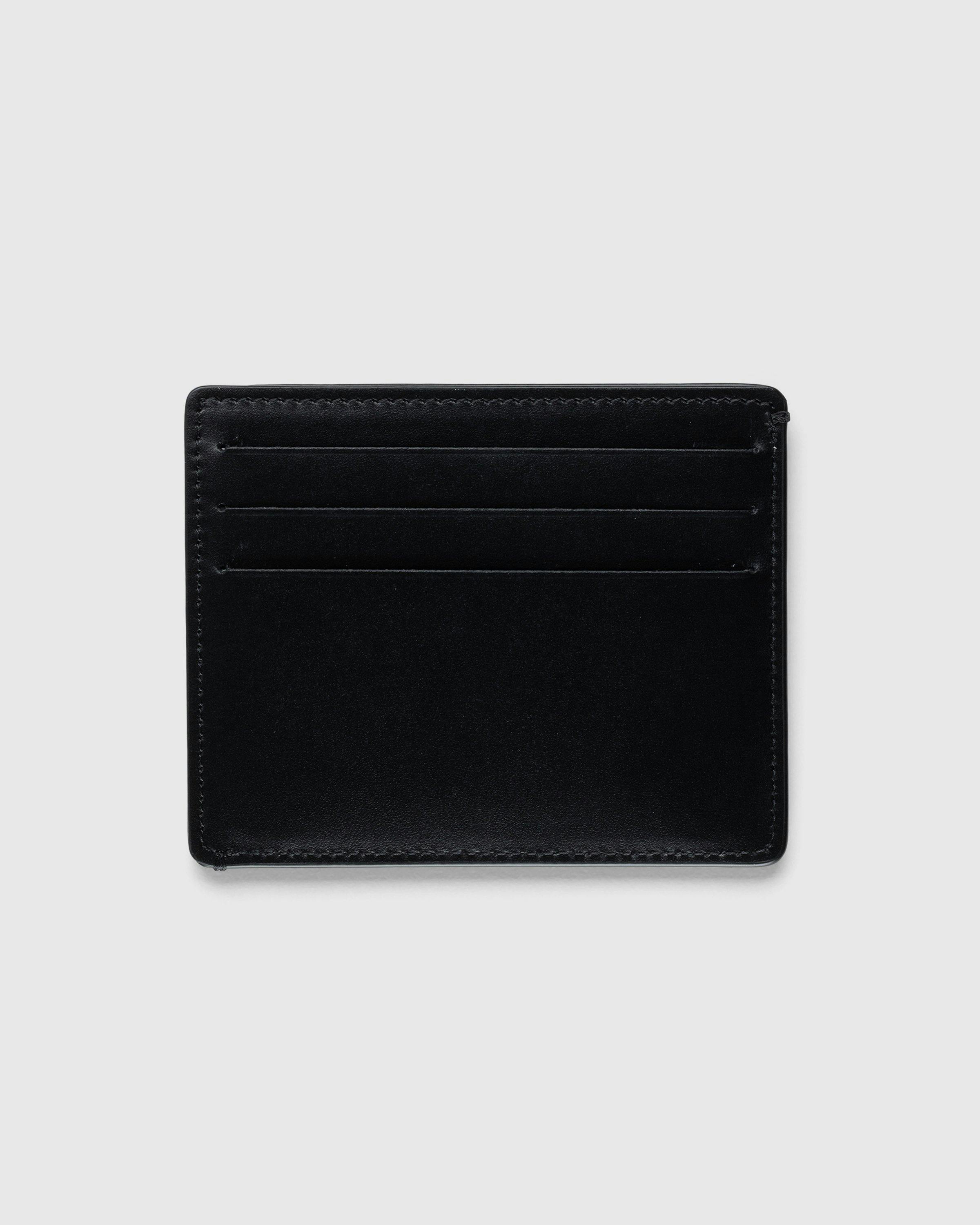Maison Margiela Women Black Leather Card Holder