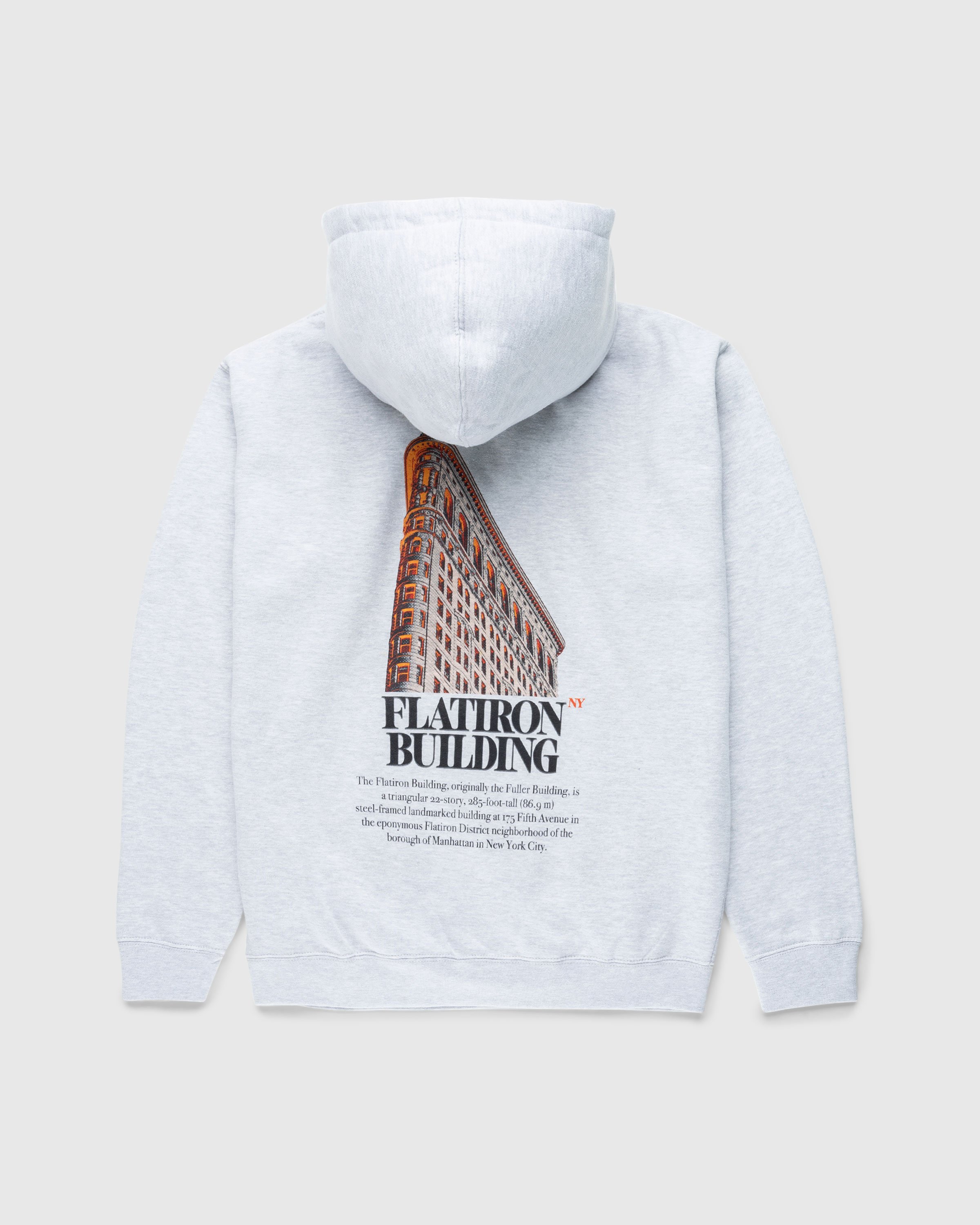 At The Moment x Highsnobiety - Flatiron Building Hoodie - Clothing - Grey - Image 1