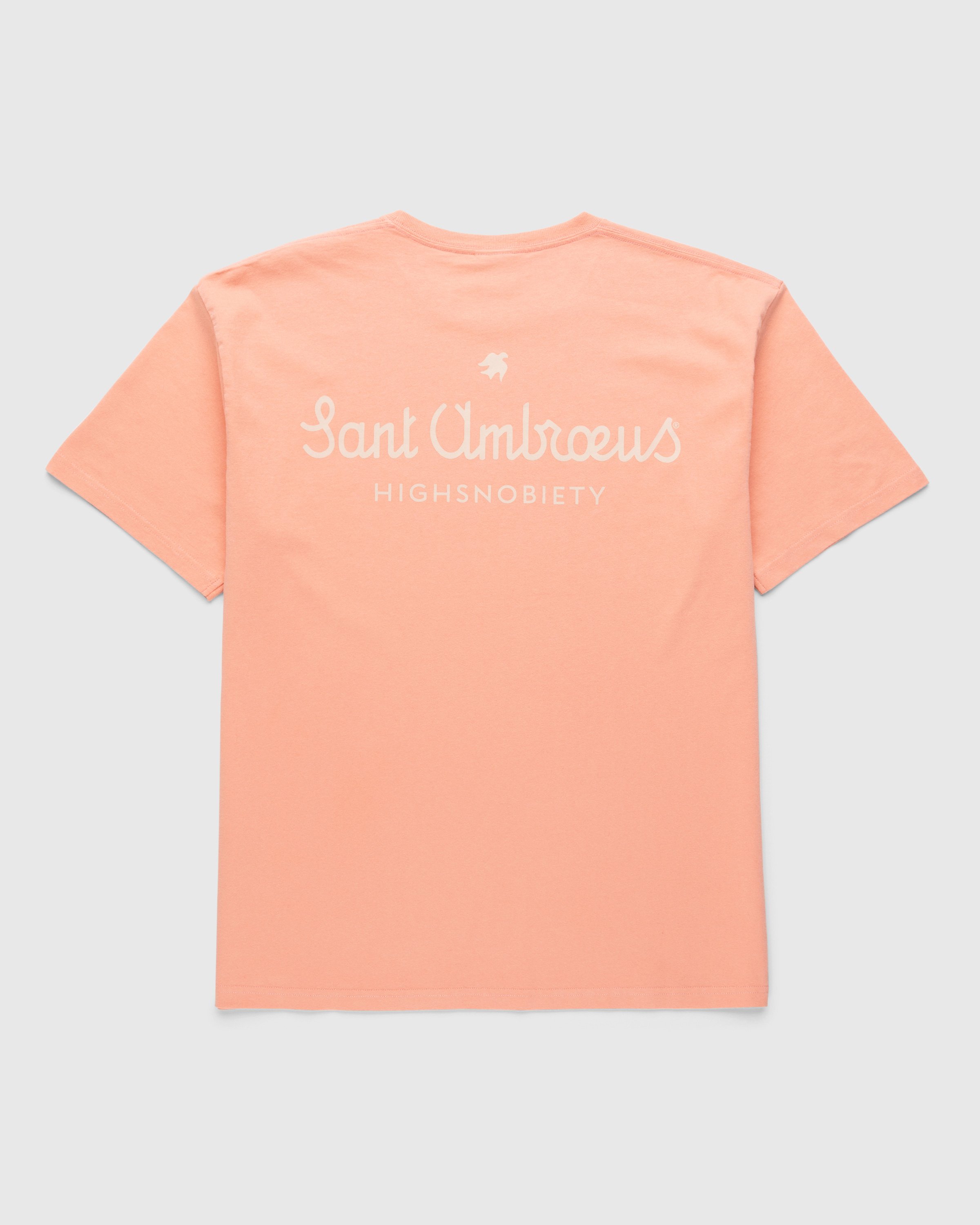 Highsnobiety x Sant Ambroeus - Pink T-Shirt - Clothing - Pink - Image 1