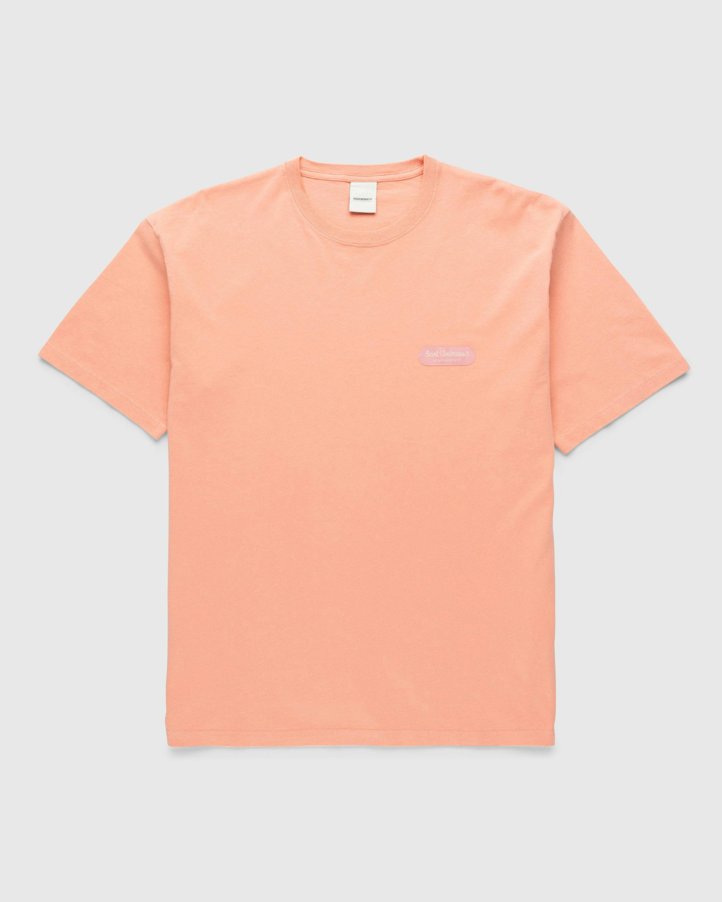 Highsnobiety x Sant Ambroeus - Pink T-Shirt - Clothing - Pink - Image 2