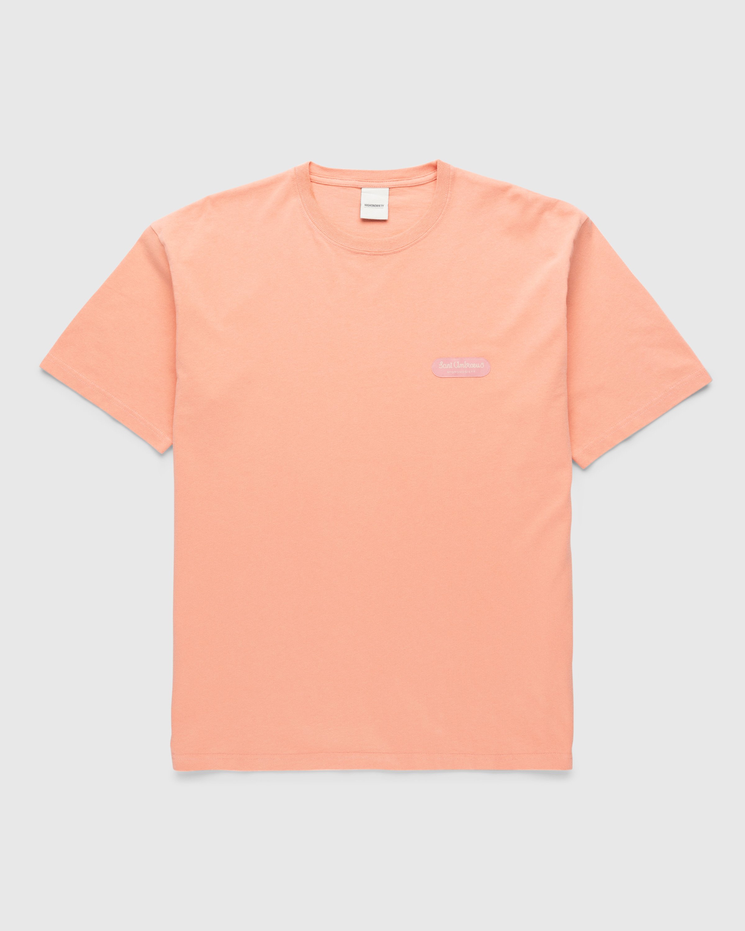 Highsnobiety x Sant Ambroeus - Pink T-Shirt - Clothing - Pink - Image 2