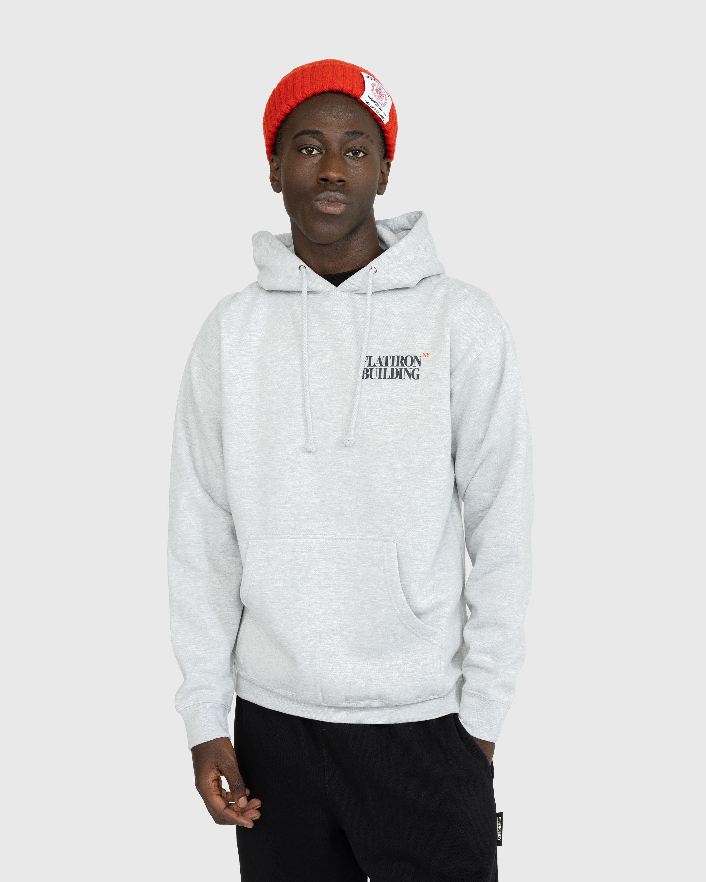 At The Moment x Highsnobiety - Flatiron Building Hoodie - Clothing - Grey - Image 4