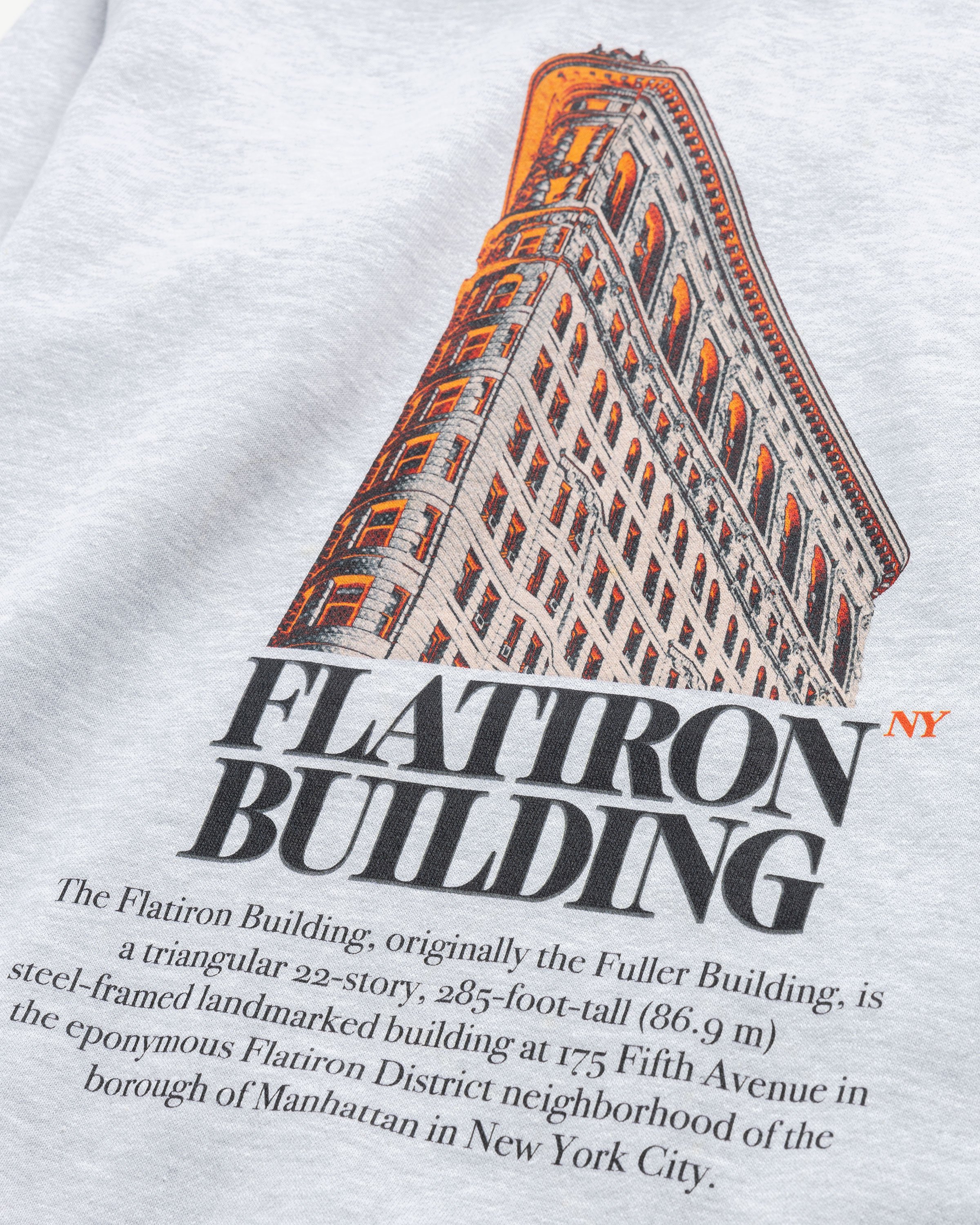 At The Moment x Highsnobiety - Flatiron Building Hoodie - Clothing - Grey - Image 6