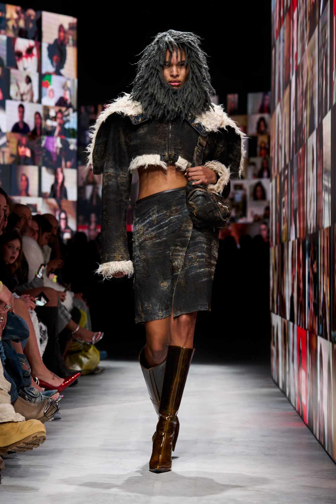 Diesel's FW24 milan fashion week runway show